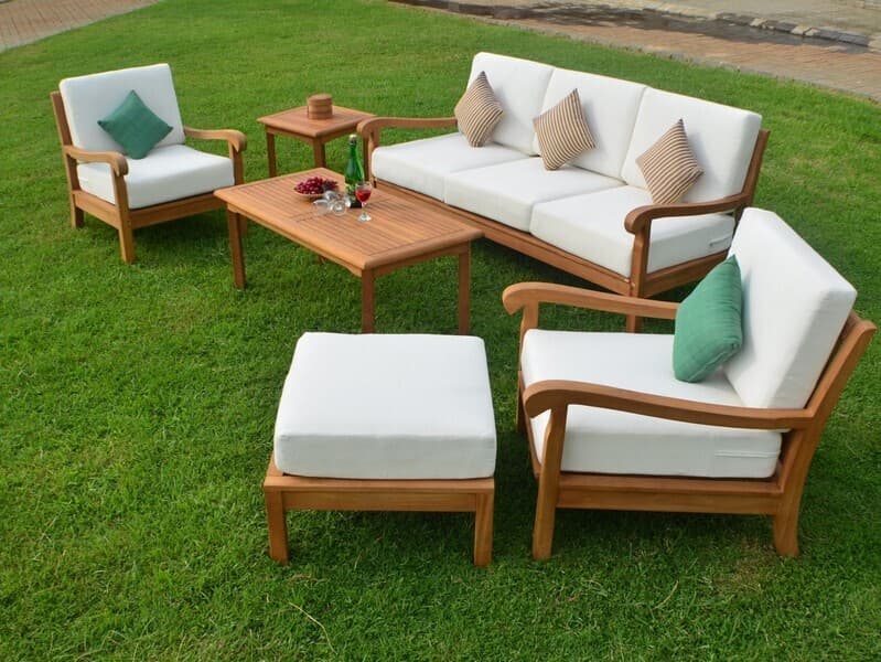 Teak Smith Napa 6 Piece Sofa Set