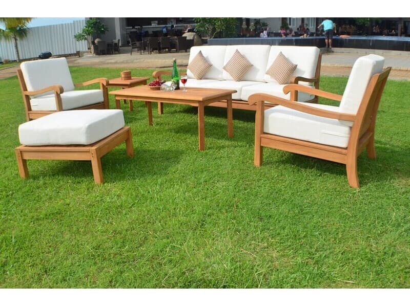 Teak Smith Napa 6 Piece Sofa Set