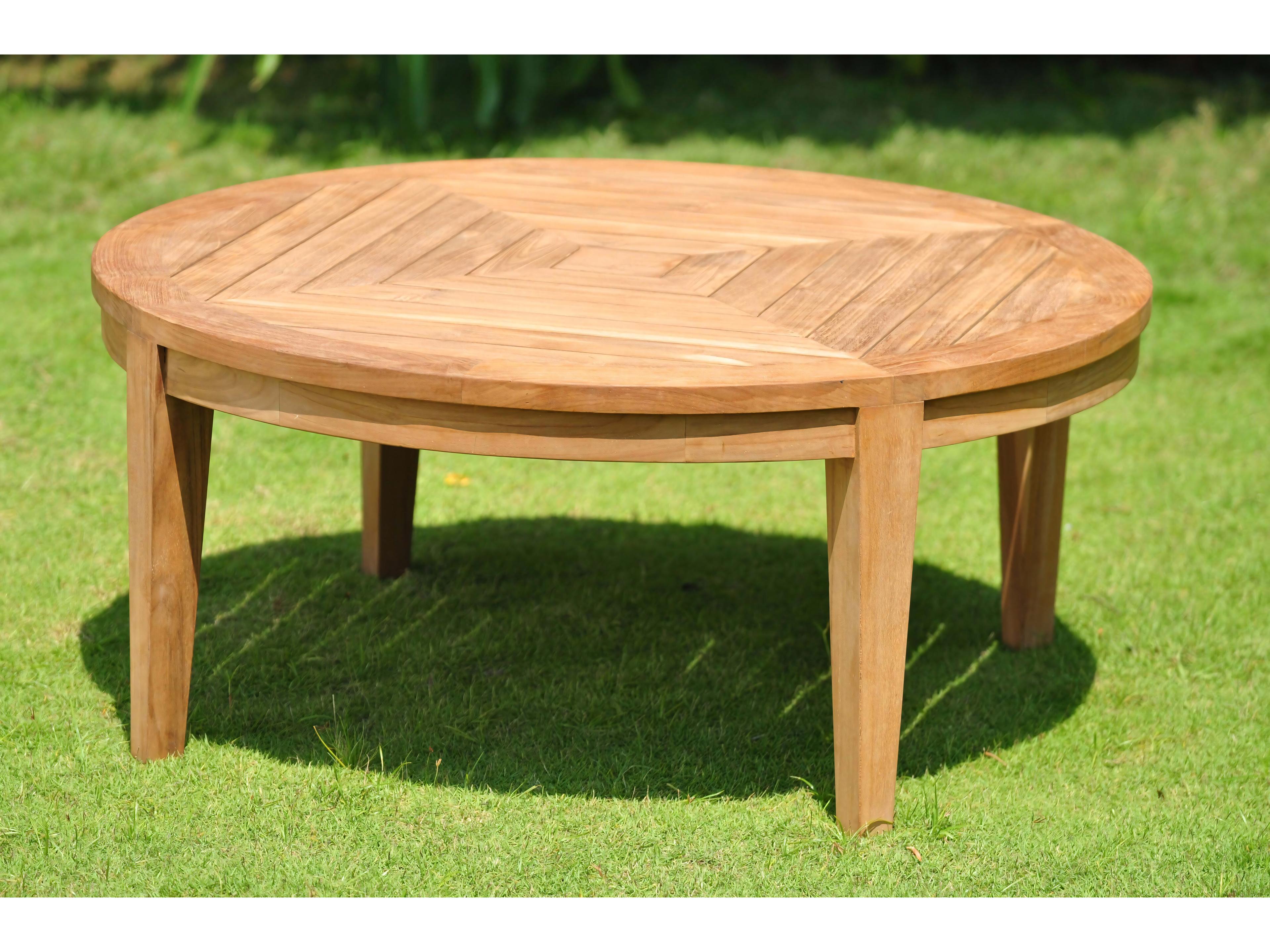 Teak Smith Noida Round Coffee Table