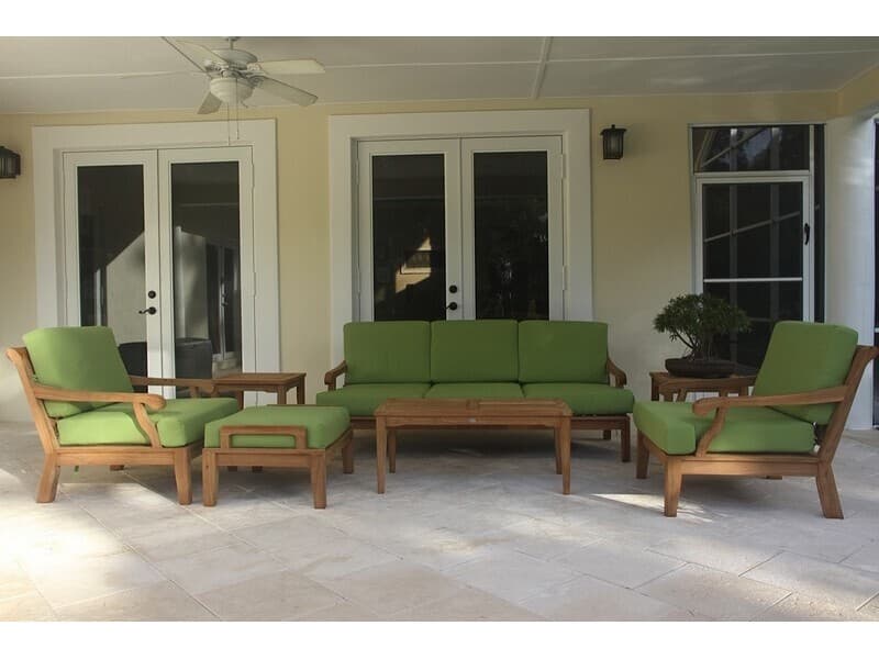 Teak Smith Sack 7 Piece Sofa Set