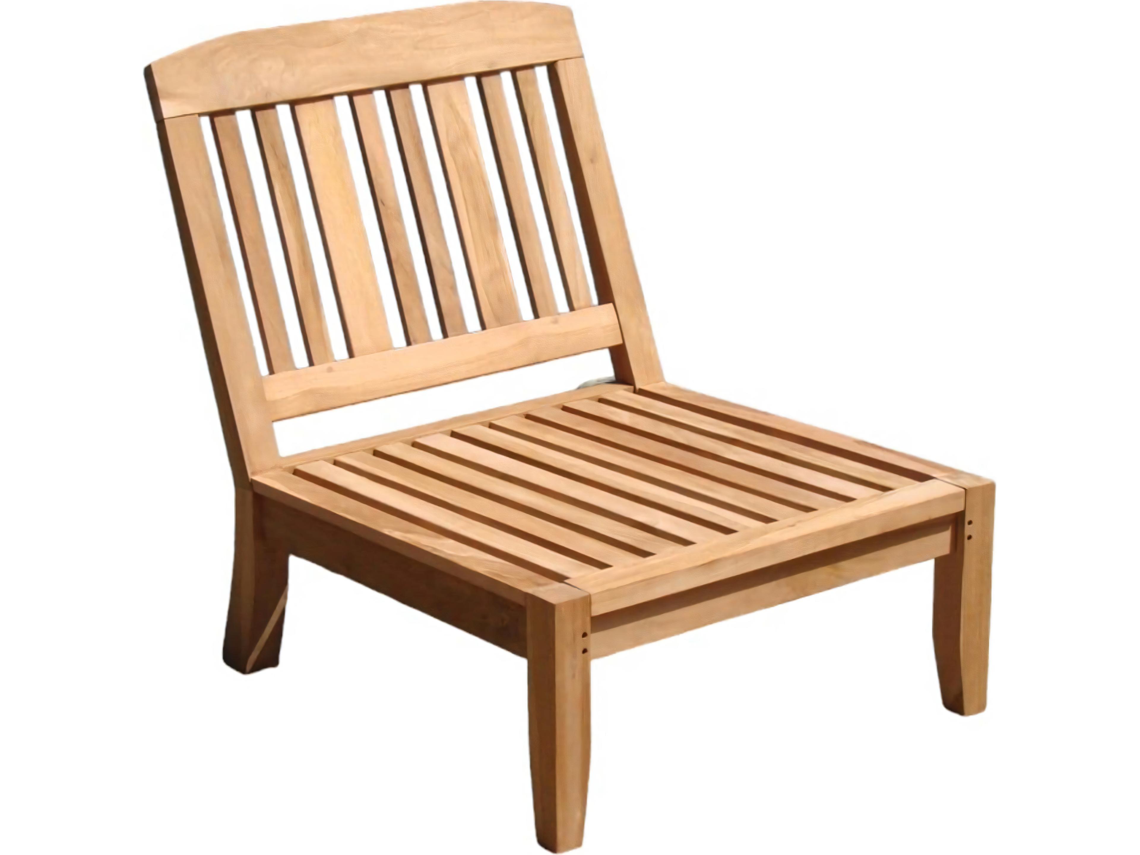 Teak Smith Samurai Armless Chair