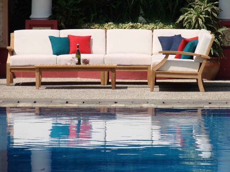 Teak Smith Samurai 5 Piece Sectional Set