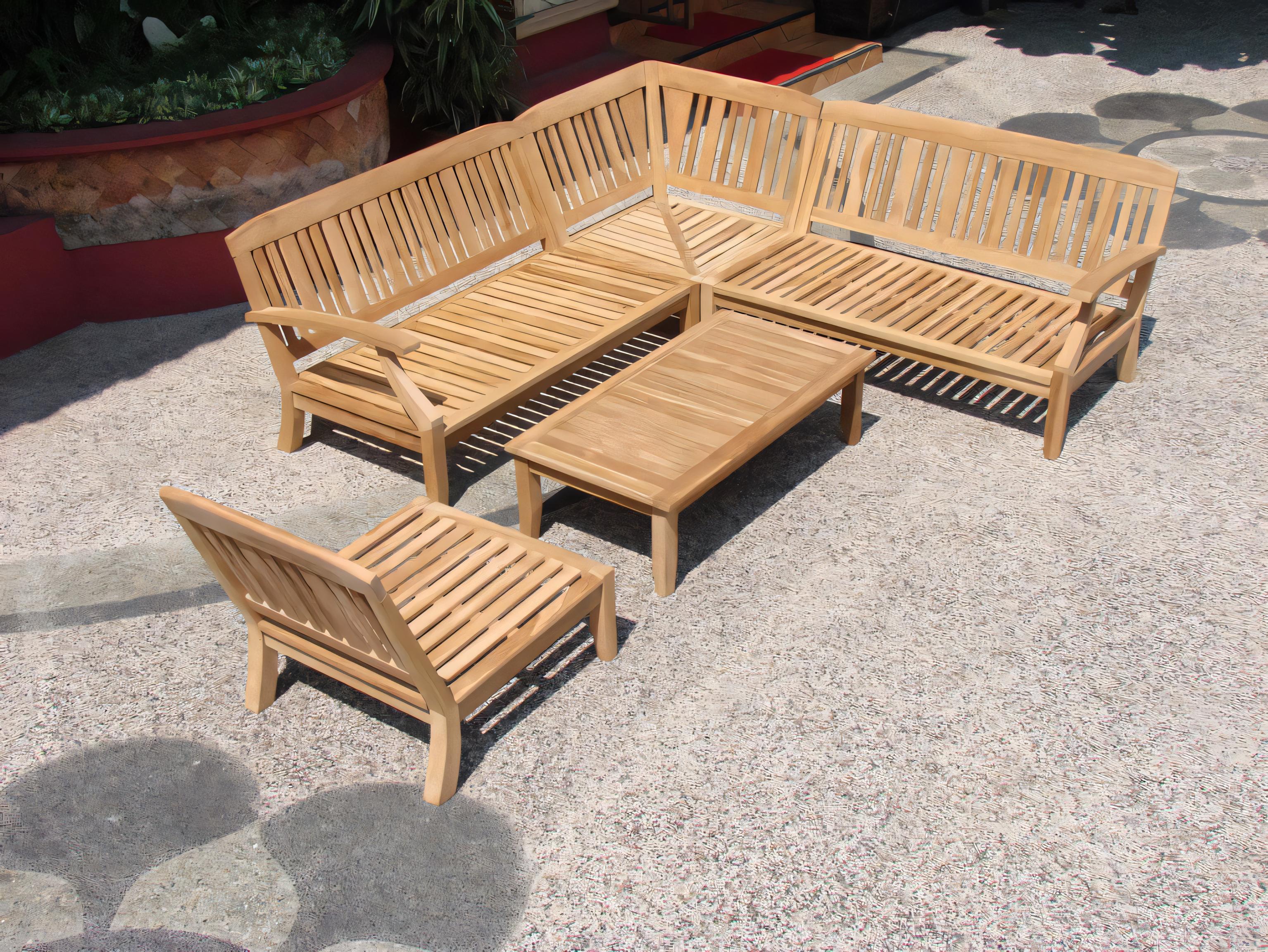 Teak Smith Samurai Sofa Right