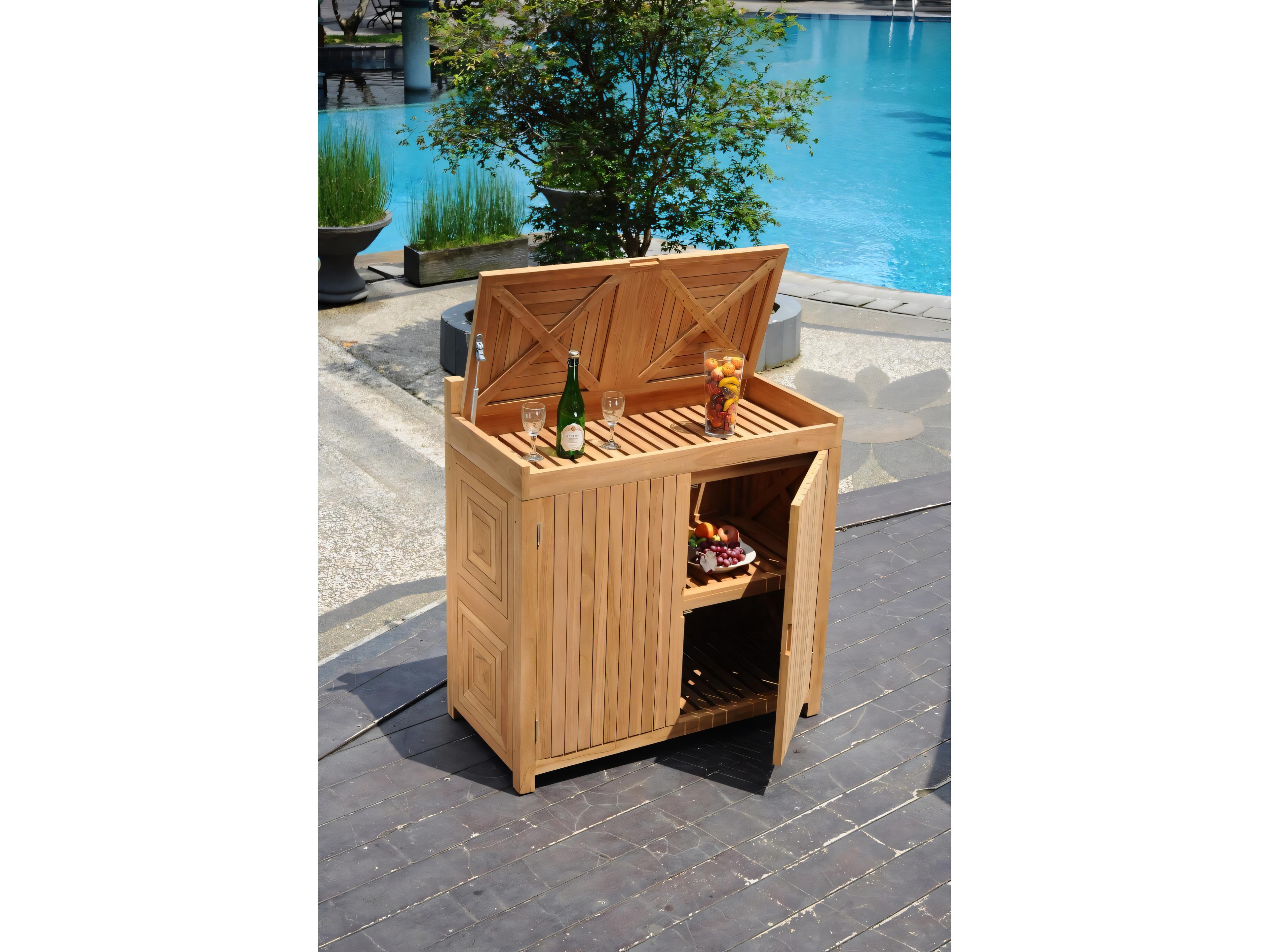 Teak Smith Solvang Teak Storage Cabinet