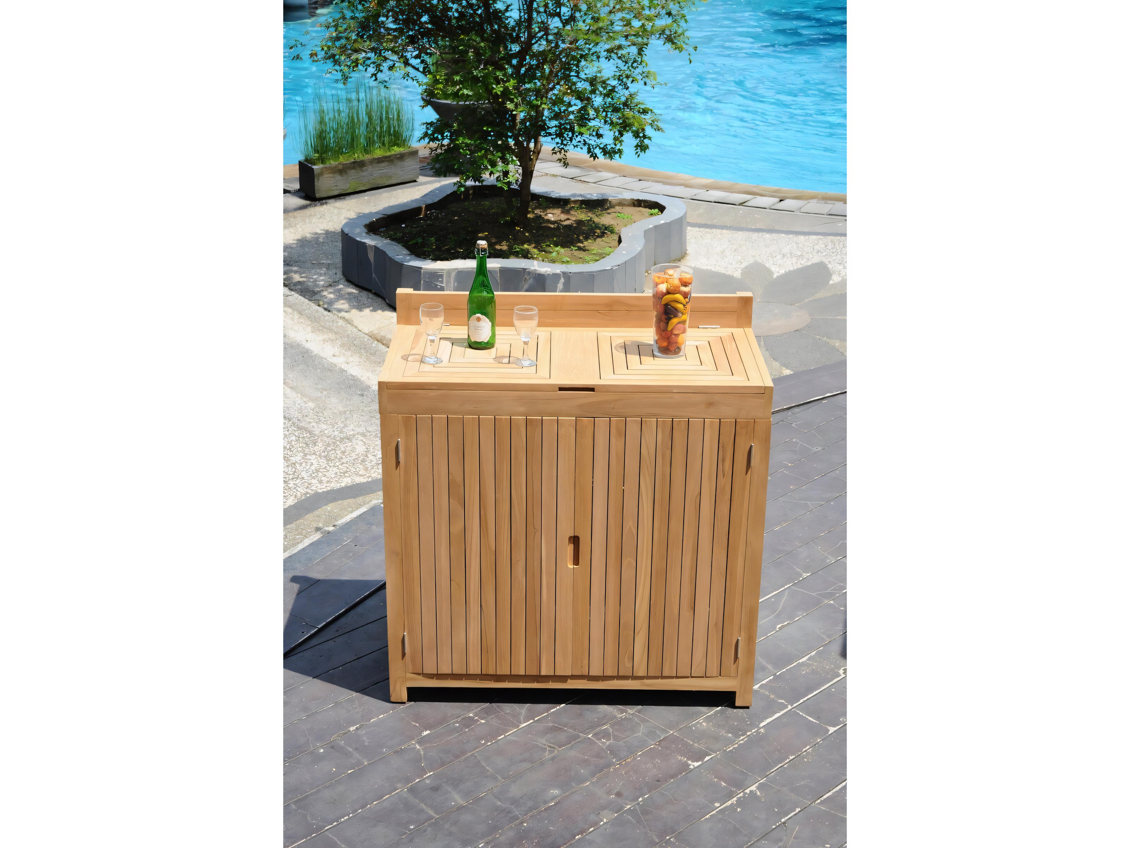 Teak Smith Solvang Teak Storage Cabinet