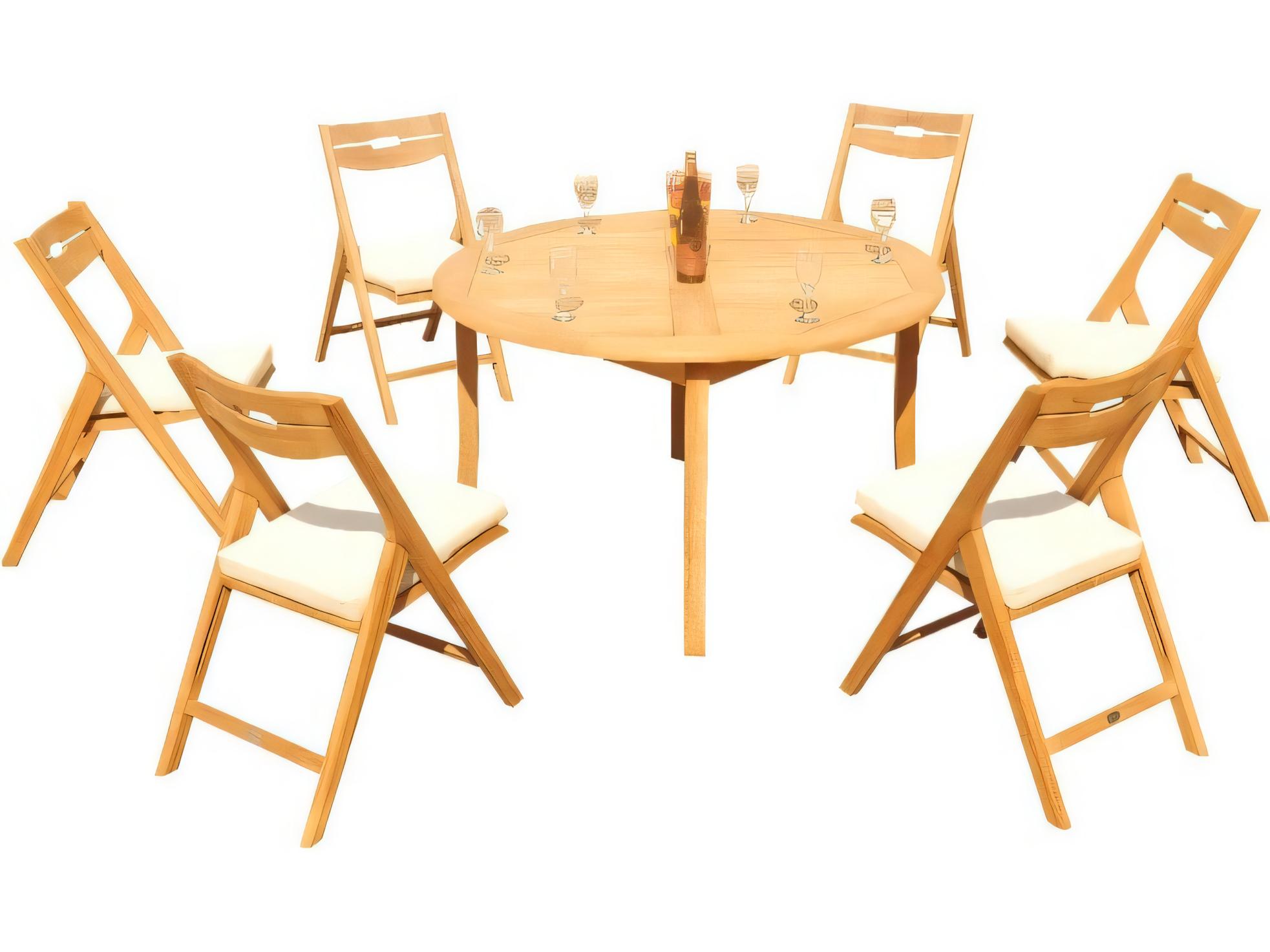 Teak Smith Surfliner Folding Reclining Dining Arm Chair