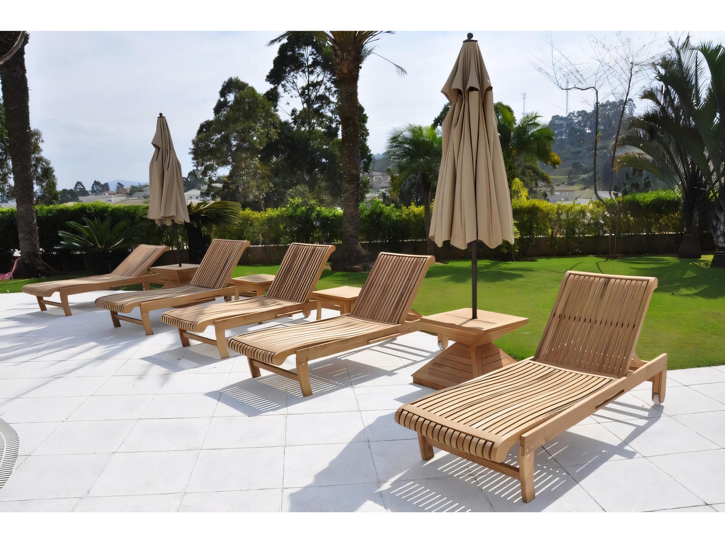 Teak Smith Teak Umbrella Stand