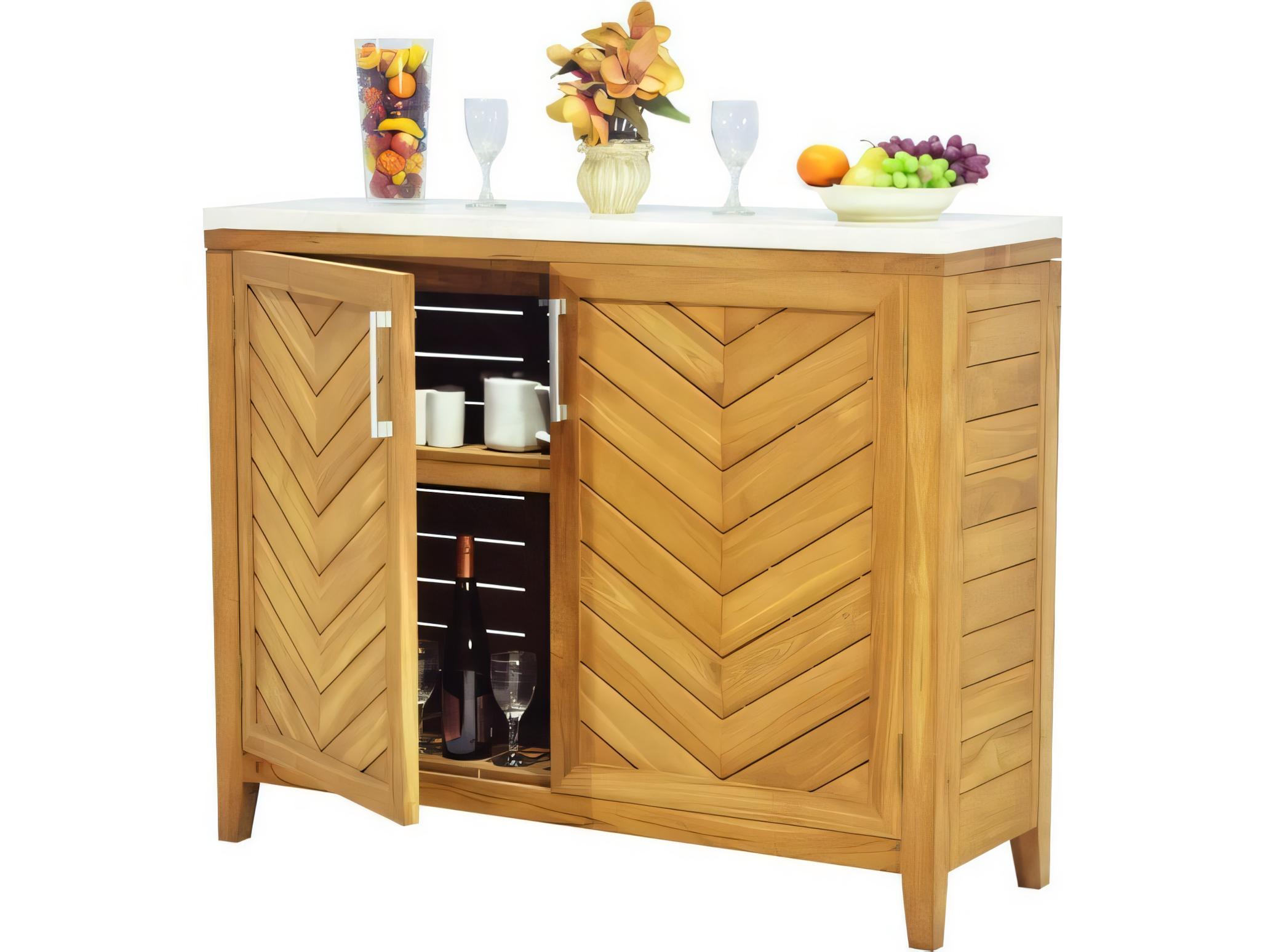 Teak Smith Rectangular Console Table