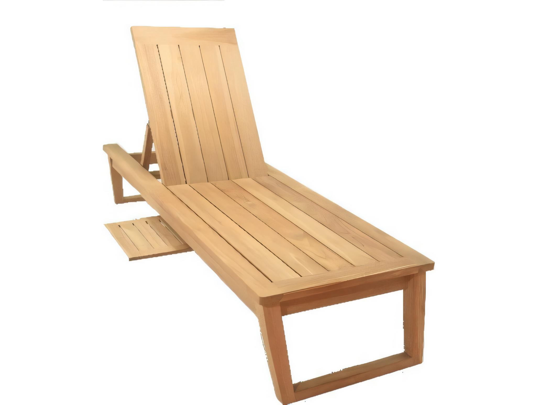 Teak Smith Veranda Multi Position Sun Chaise Lounger Steamer