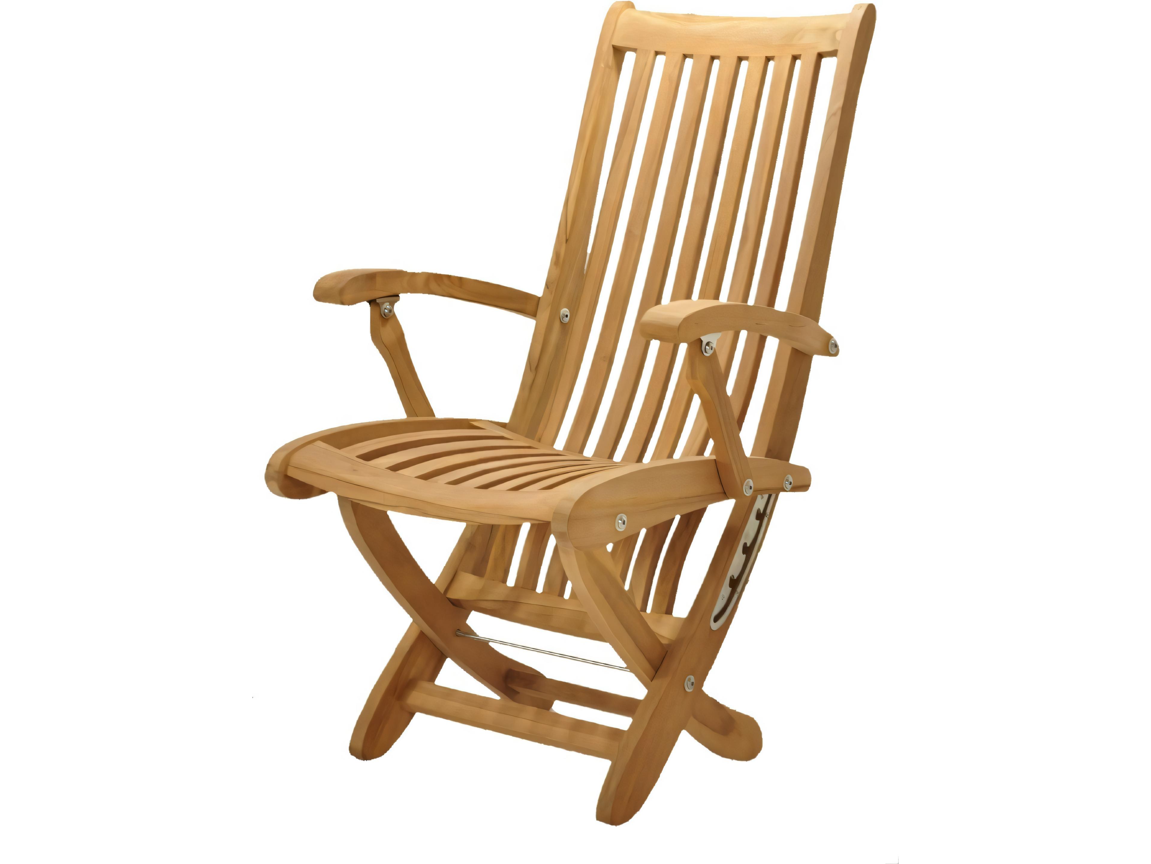 Teak Smith Warwick Multi Position Reclining Arm/Captain Dining Chair