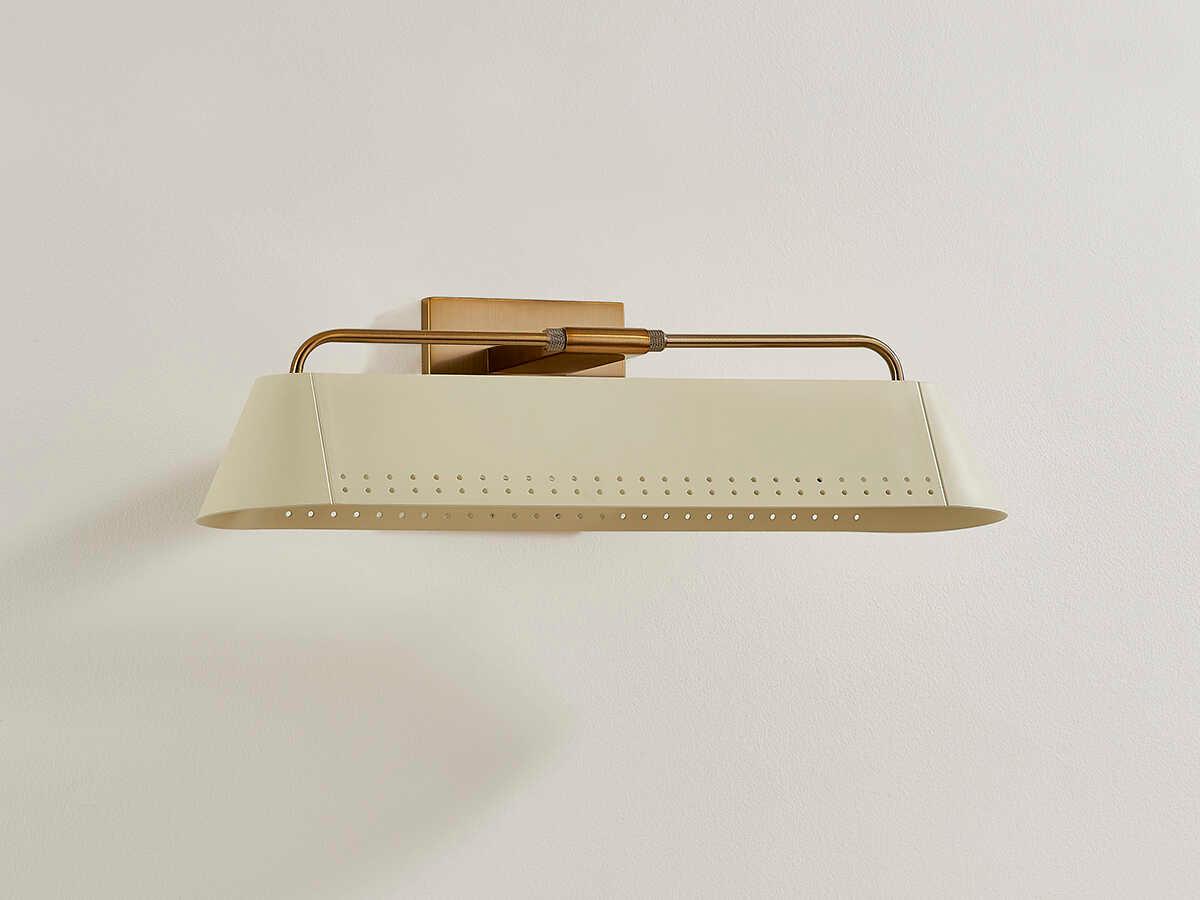 Troy Lighting Rowan 2-Light Patina Brass Soft Sand Picture Light