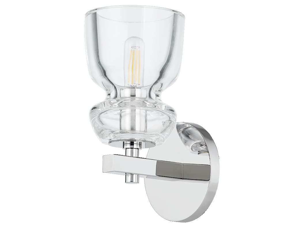 Troy Lighting Trey 1-Light Polished Nickel Wall Sconce