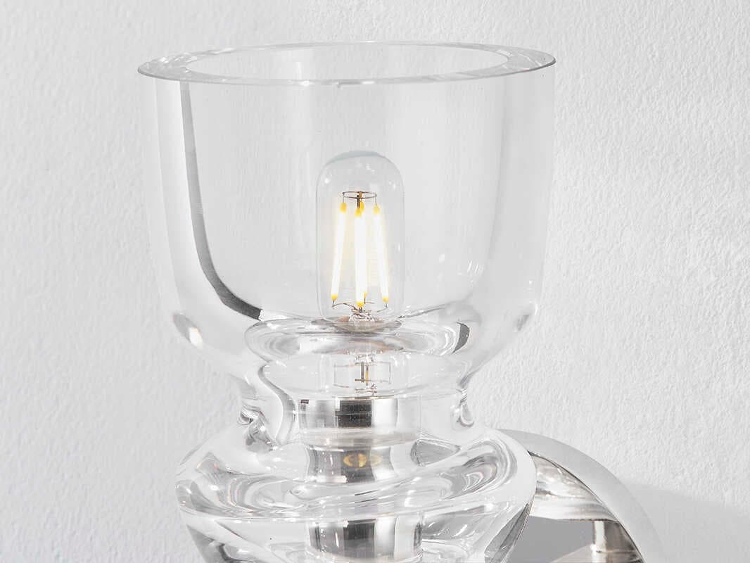 Troy Lighting Trey 1-Light Polished Nickel Wall Sconce