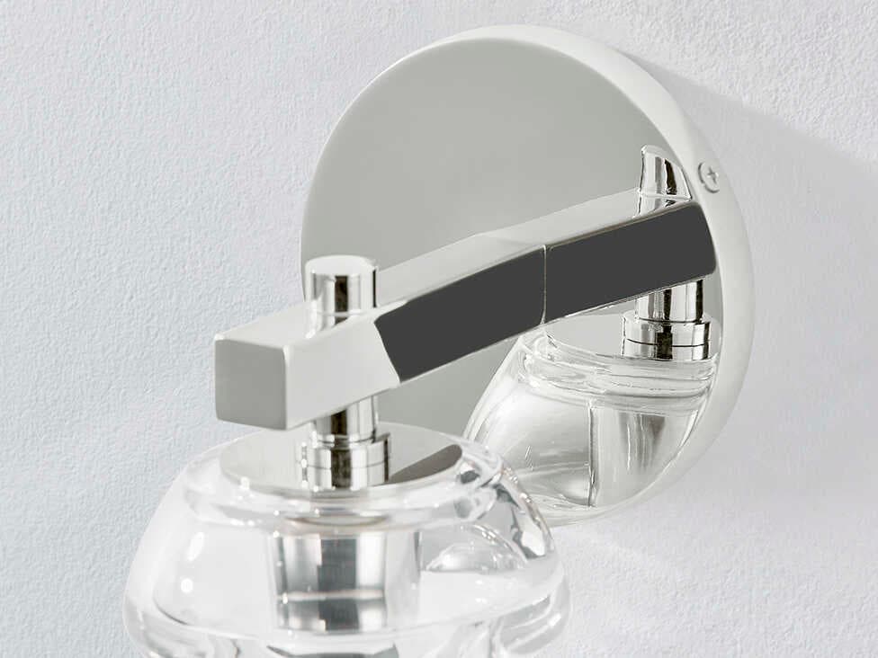 Troy Lighting Trey 1-Light Polished Nickel Wall Sconce