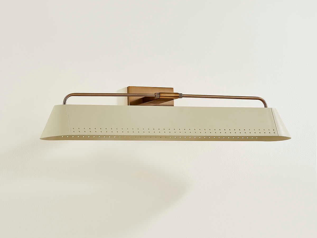 Troy Lighting Rowan 2-Light Patina Brass Soft Sand Picture Light