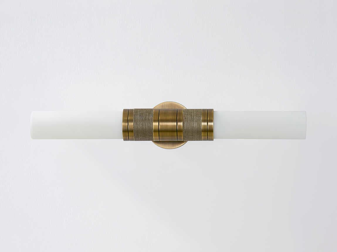 Troy Lighting Liam 2-Light Patina Brass Wall Sconce