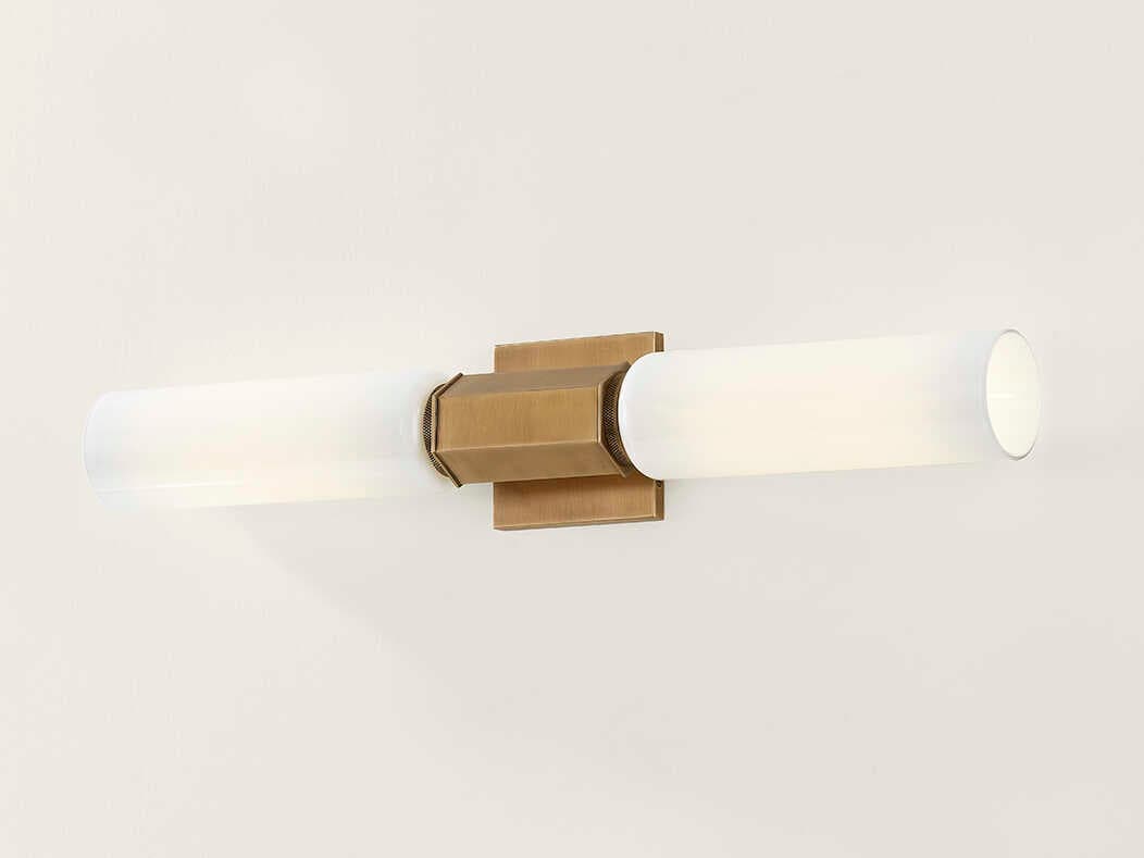 Troy Lighting Yarrow 1-Light Patina Brass Wall Sconce