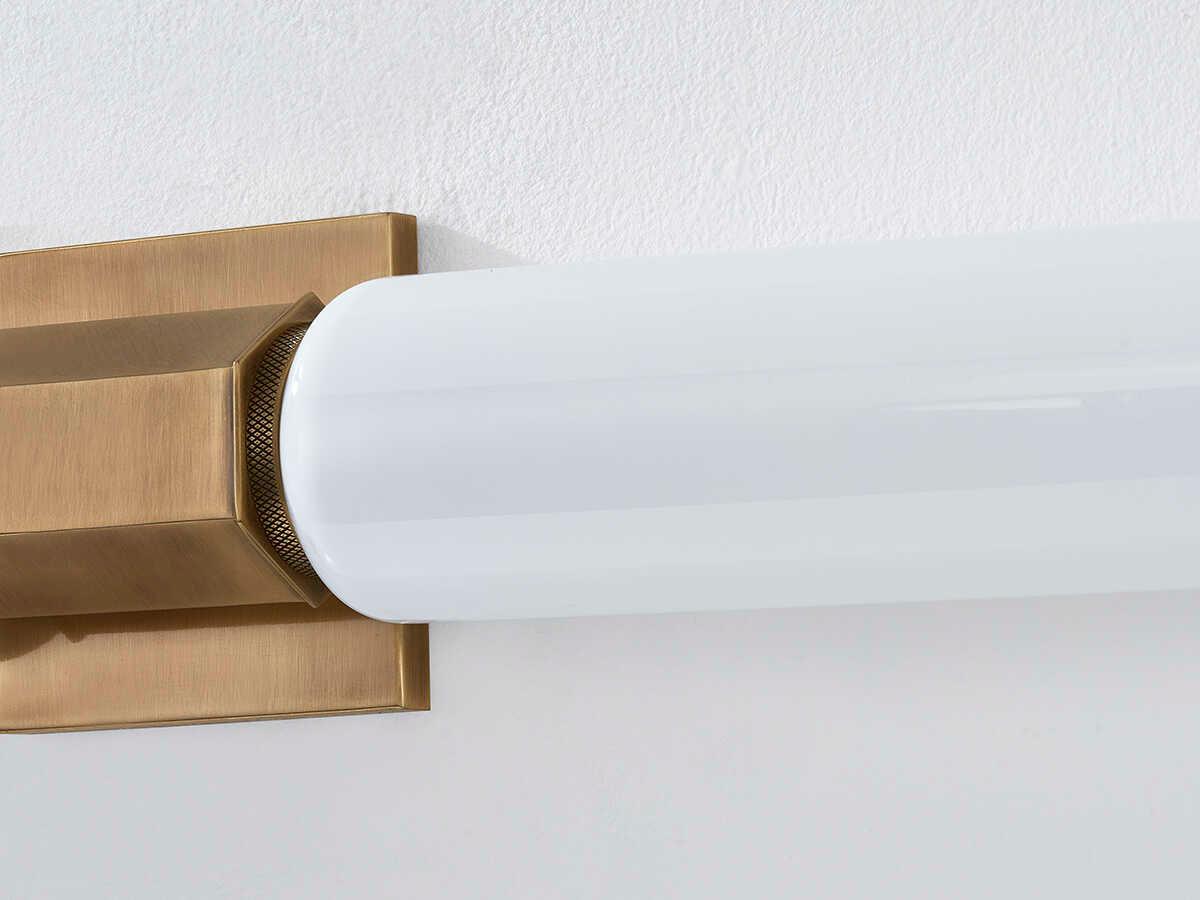 Troy Lighting Yarrow 1-Light Patina Brass Wall Sconce