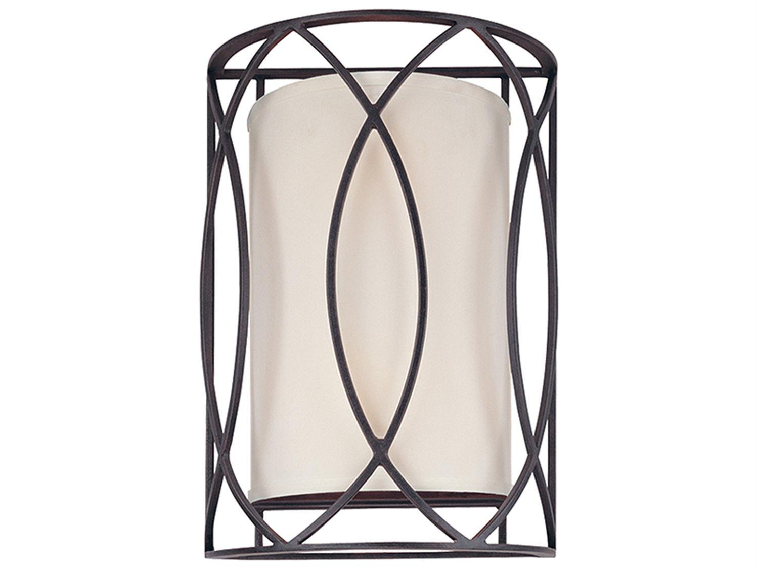 Troy Lighting Sausalito 2-Light Deep Bronze Wall Sconce