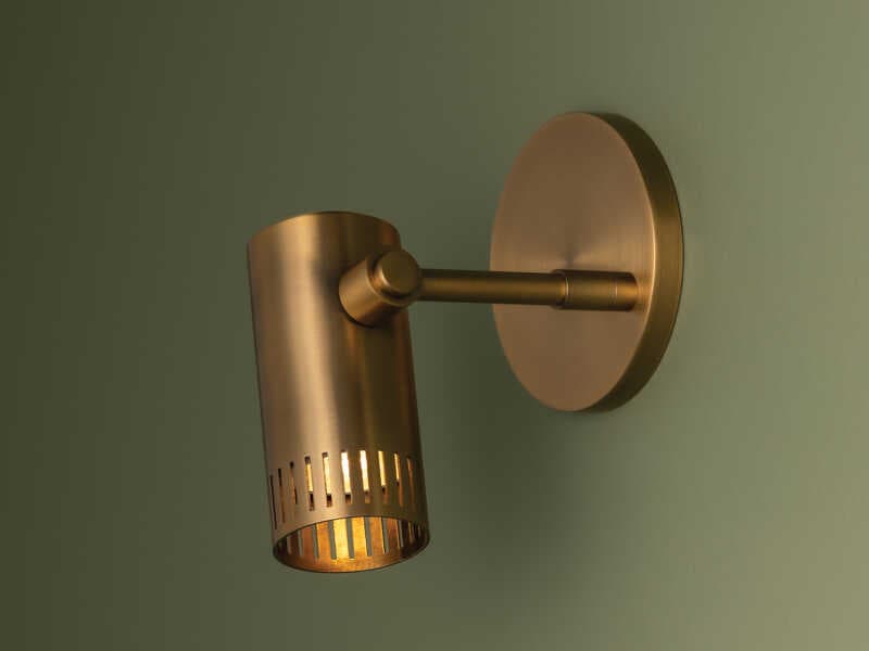 Troy Lighting Arrow 1-Light Patina Brass Wall Sconce