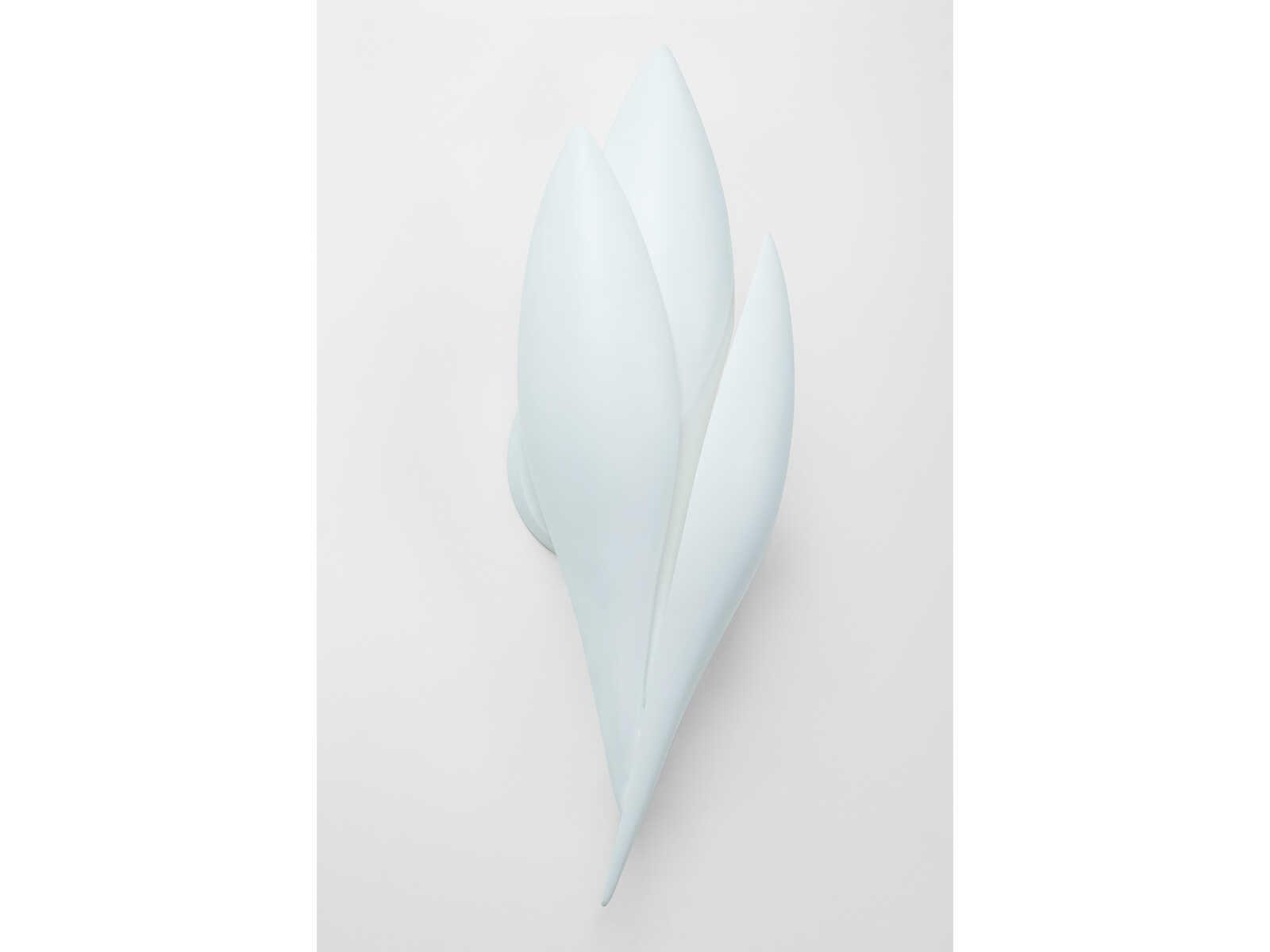 Troy Lighting Rose 1-Light Gesso White Wall Sconce
