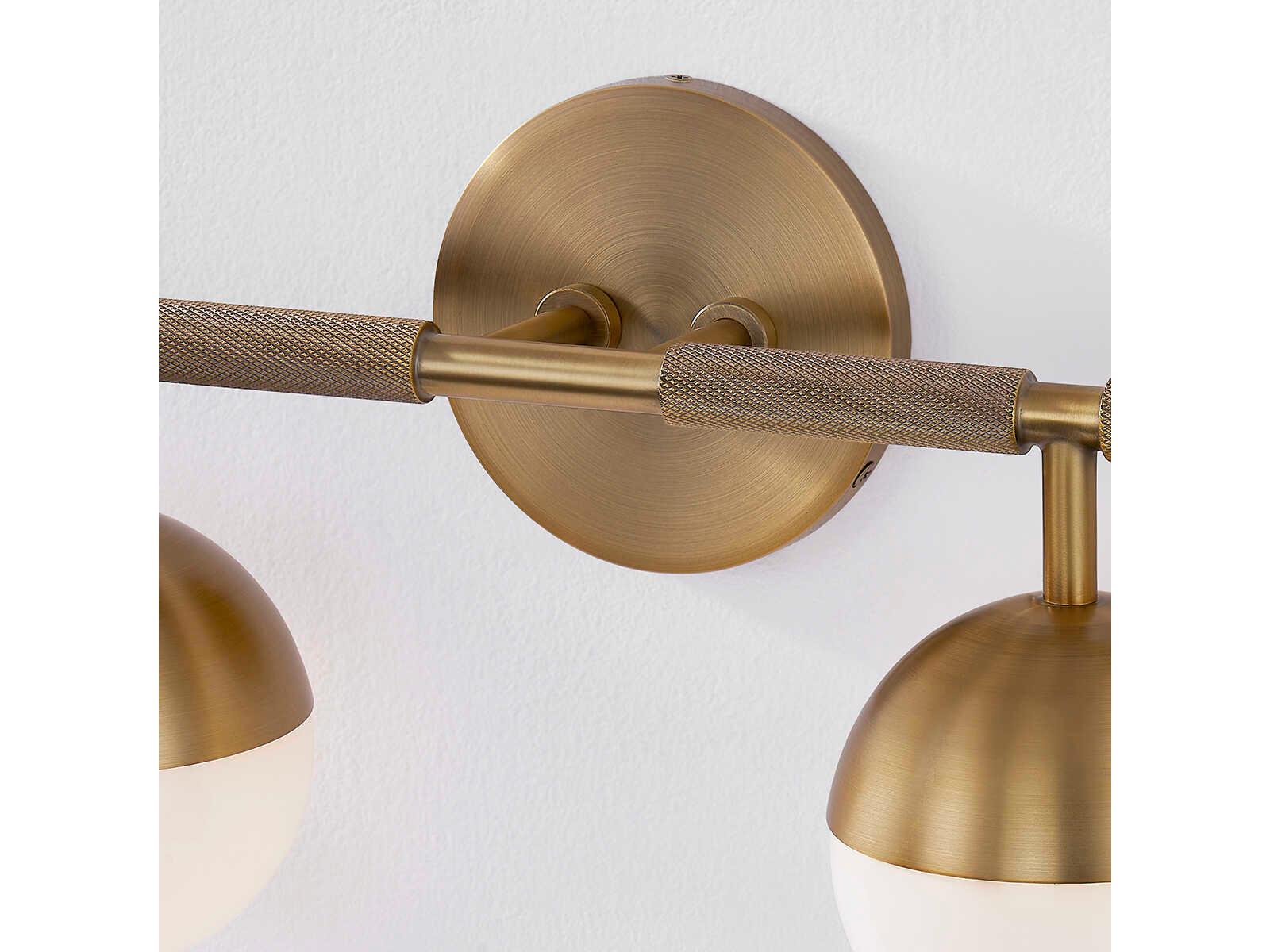 Troy Lighting Enson 3-Light Patina Brass Vanity Light