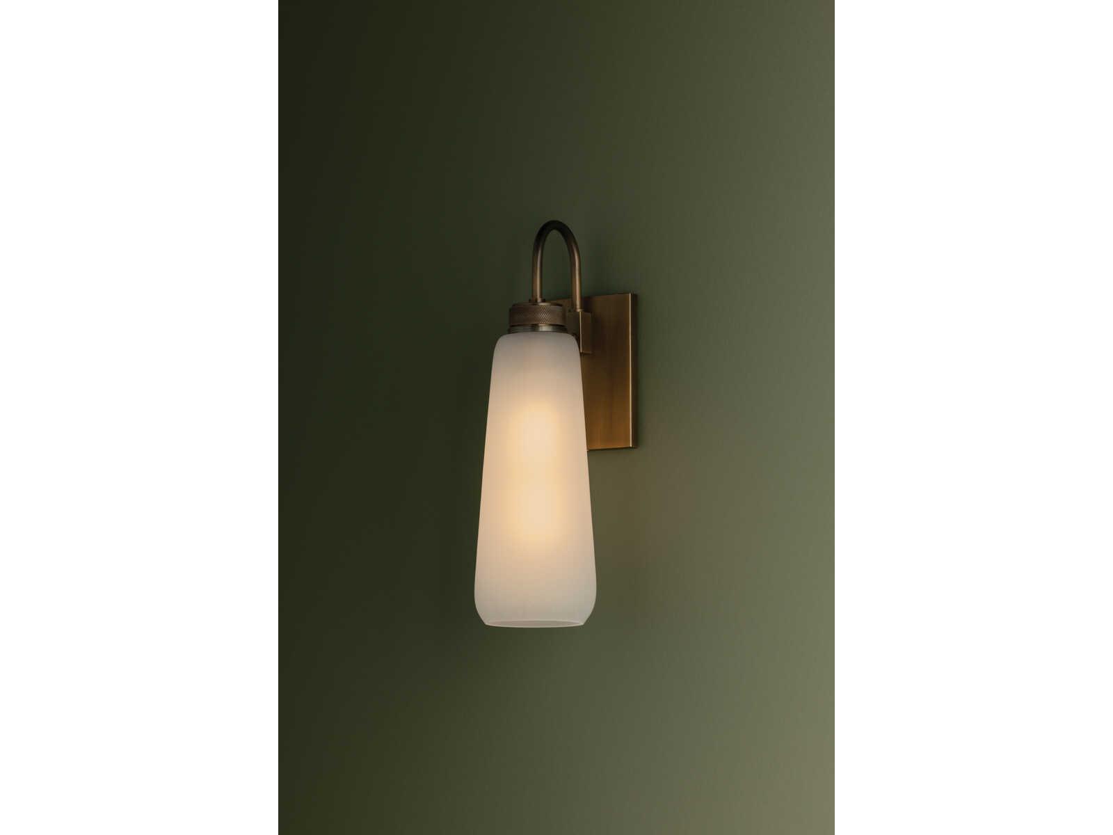 Troy Lighting Gulliver 1-Light Patina Brass Wall Sconce
