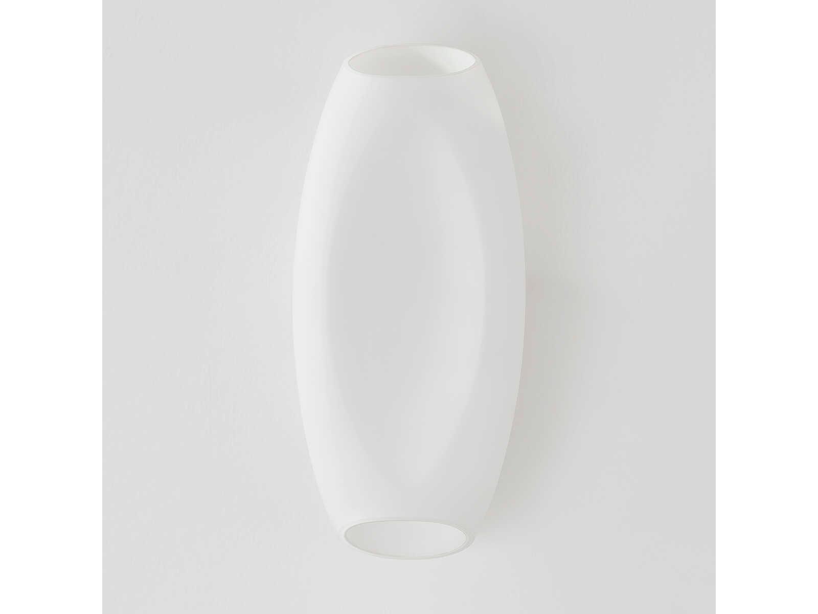 Troy Lighting Vista 1-Light Patina Brass Glass LED Wall Sconce