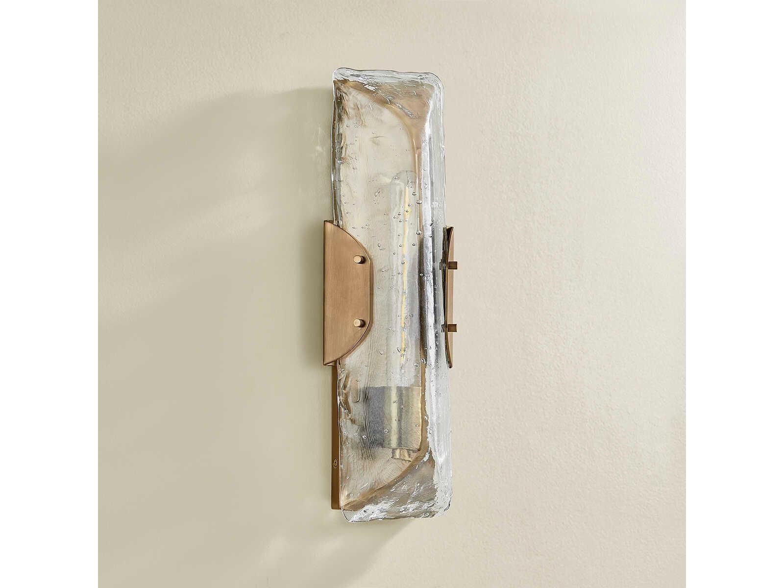 Troy Lighting Nordic 1-Light Patina Brass Wall Sconce