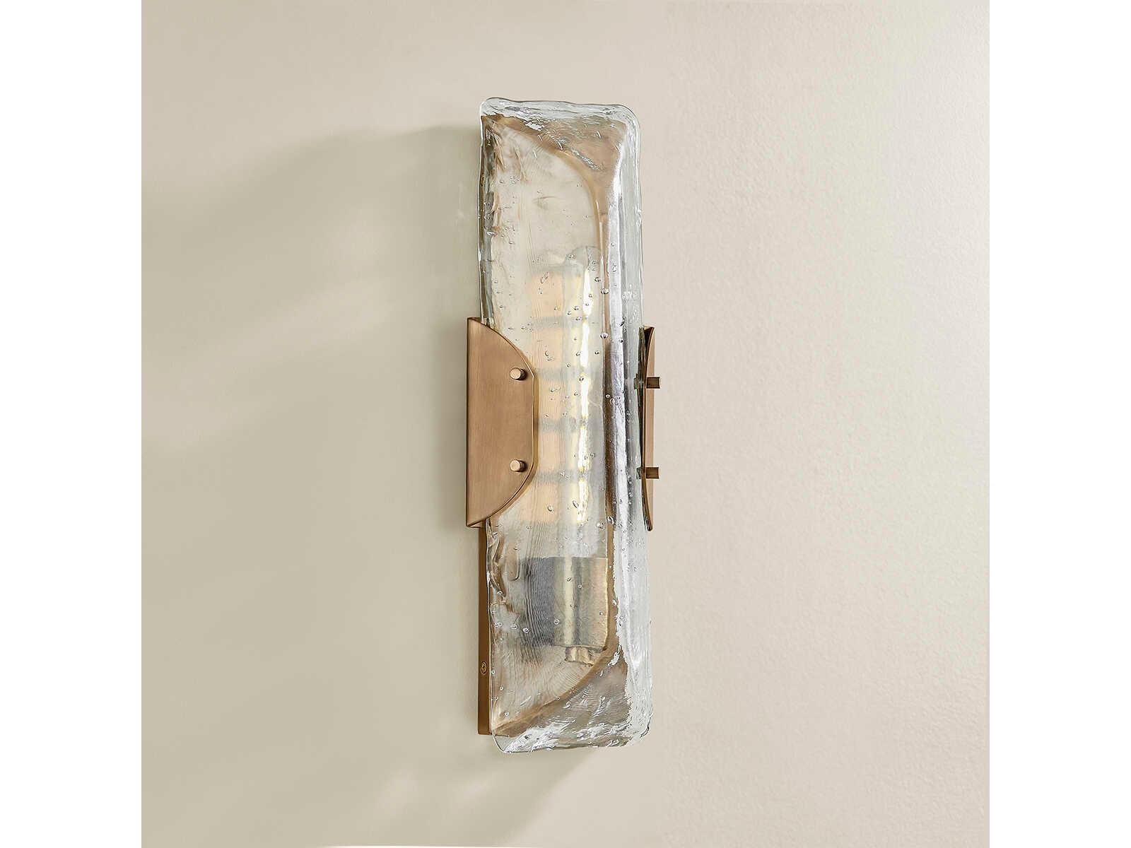 Troy Lighting Nordic 1-Light Patina Brass Wall Sconce