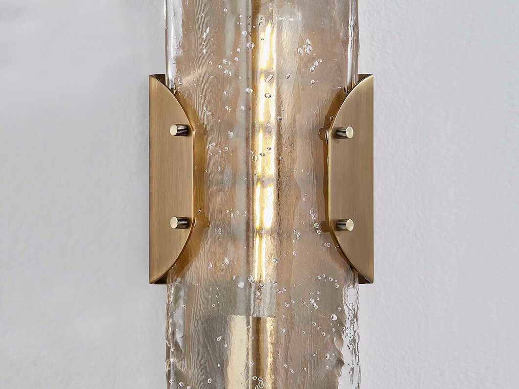Troy Lighting Nordic 1-Light Patina Brass Wall Sconce