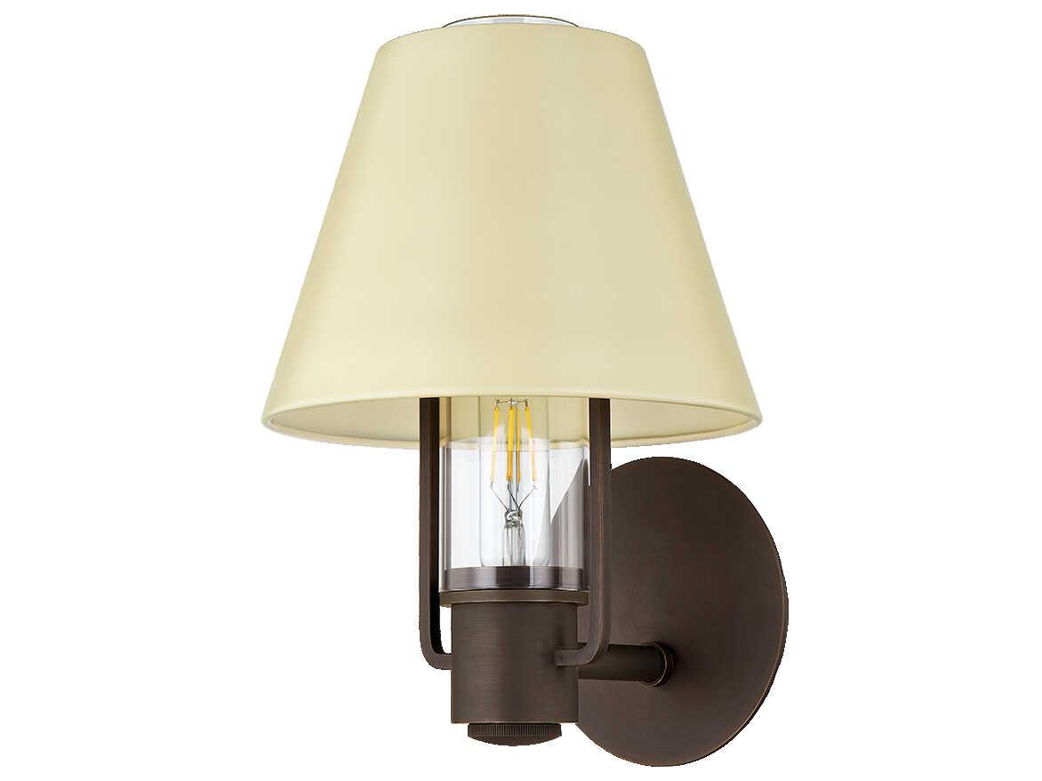 Troy Lighting Kindle 1-Light Bronze Glass Wall Sconce