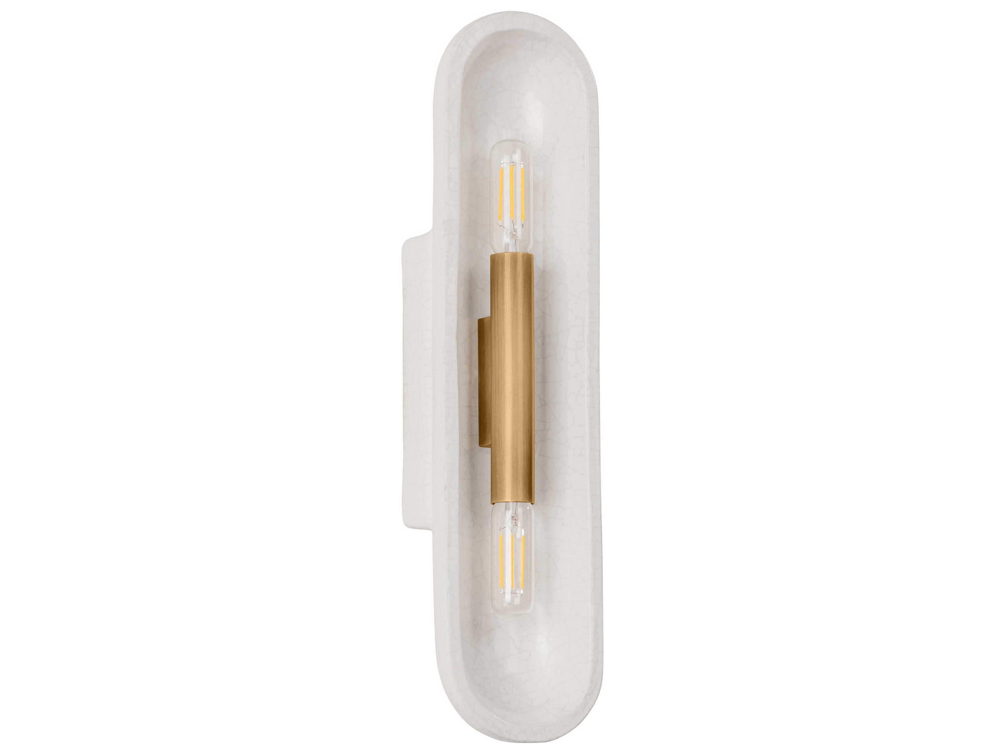 Troy Lighting Lane 2-Light White Wall Sconce