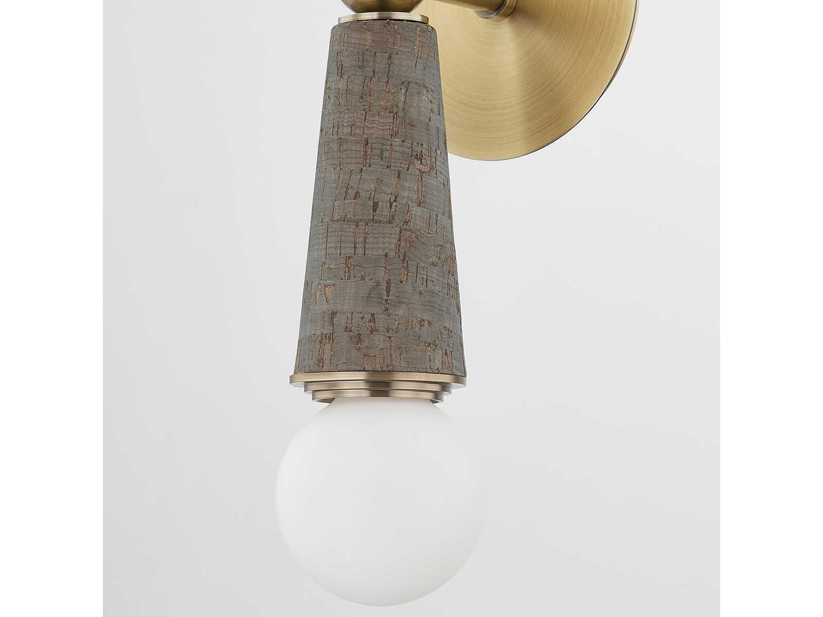 Troy Lighting Dax 2-Light Patina Brass Wall Sconce