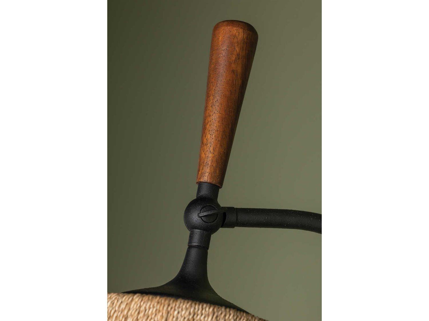 Troy Lighting Harlyn 1-Light Textured Black Wall Sconce