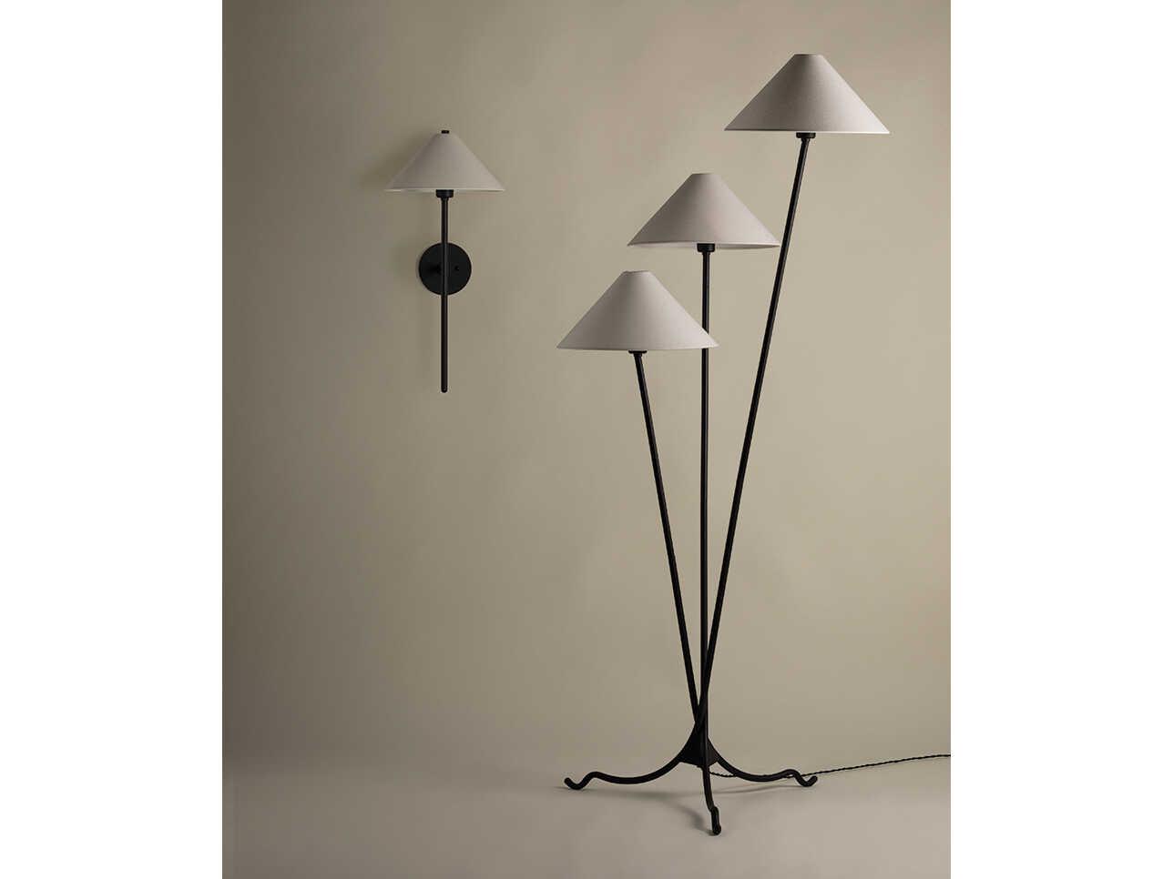 Troy Lighting Cedar 1-Light Forged Iron Black Wall Sconce