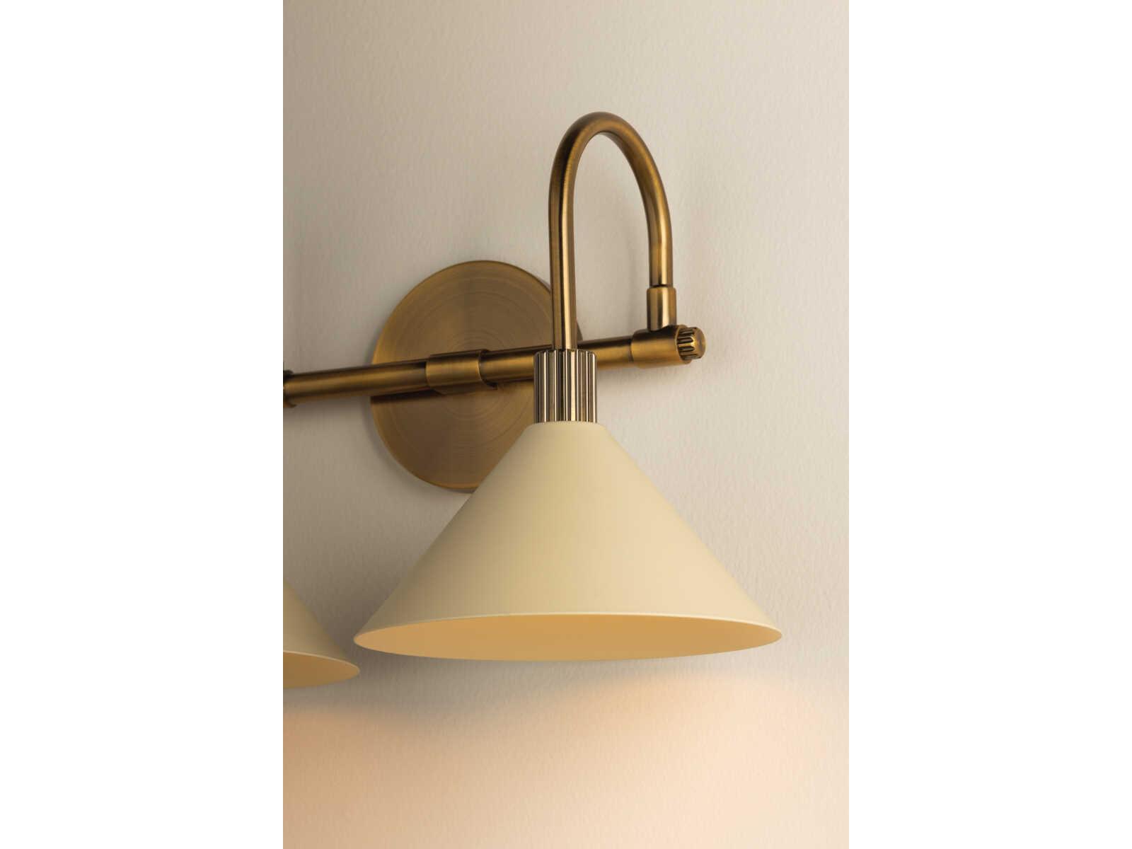 Troy Lighting Jovani 2-Light Patina Brass Soft Sand Vanity Light