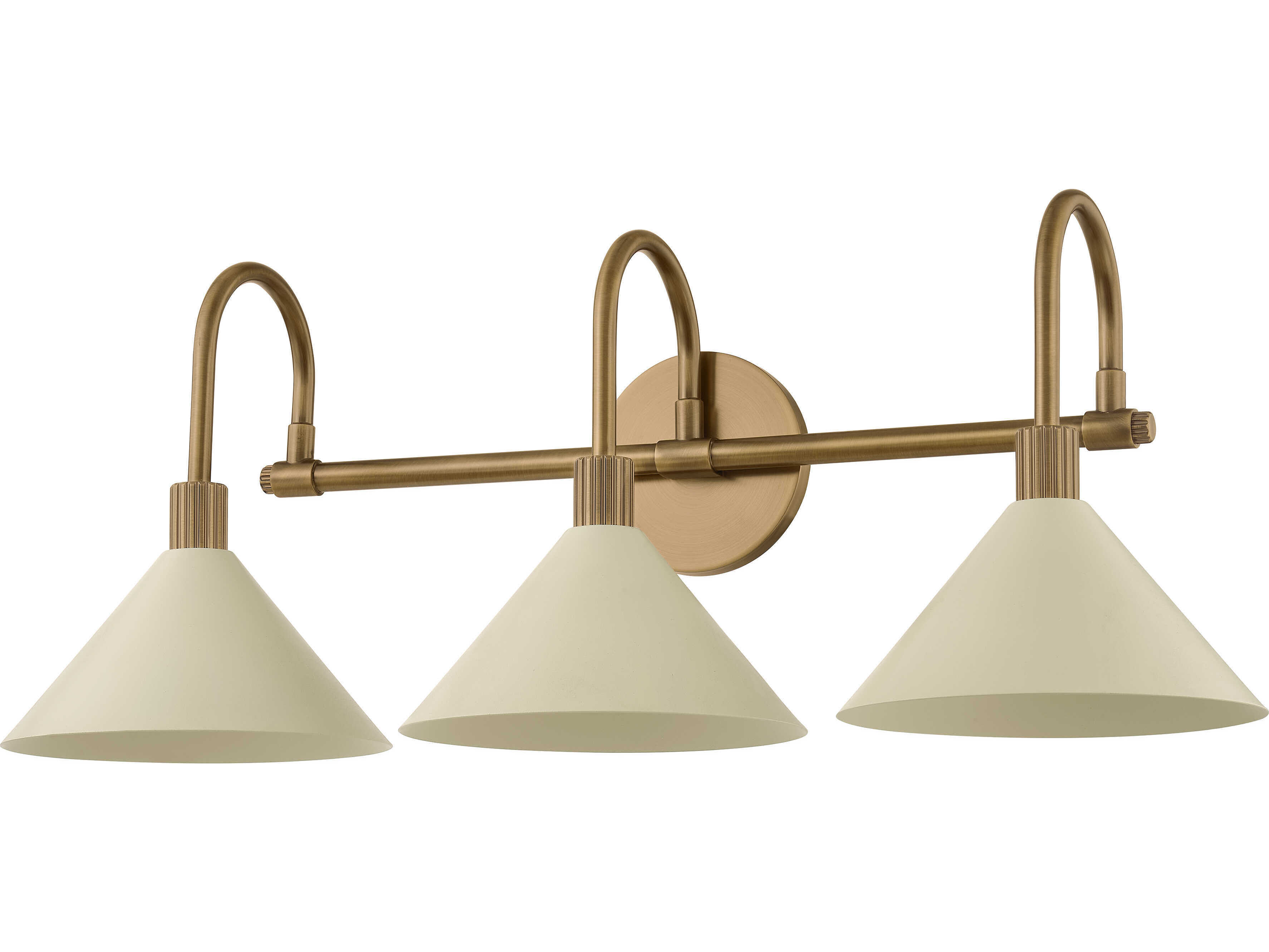 Troy Lighting Jovani 3-Light Patina Brass Soft Sand Vanity Light