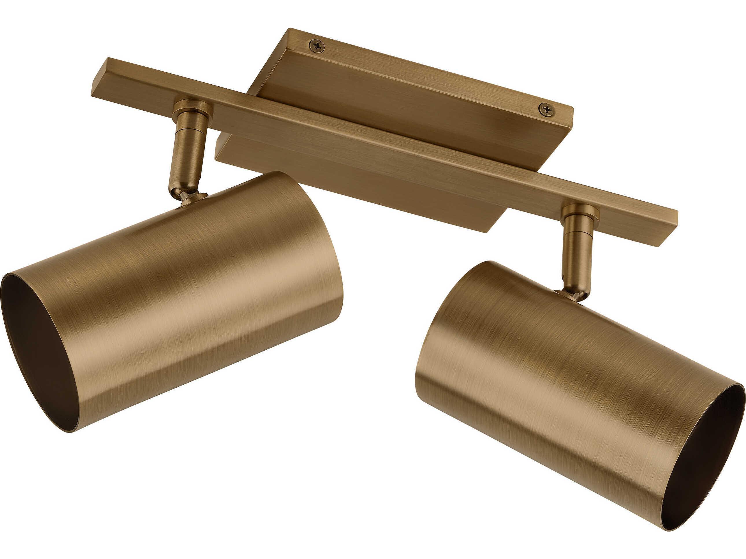 Troy Lighting Rueben 2-Light Patina Brass Vanity Light