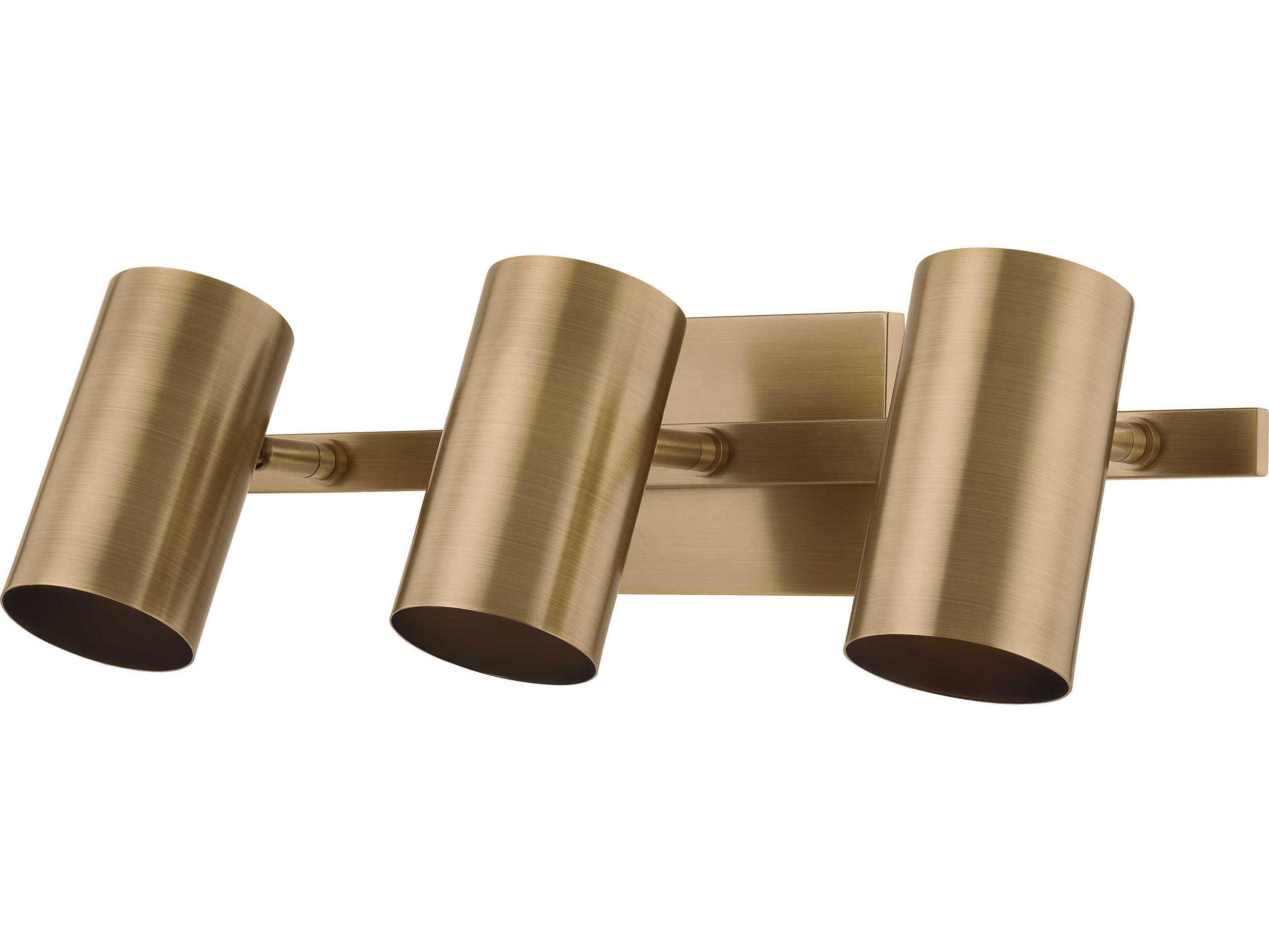 Troy Lighting Rueben 3-Light Patina Brass Vanity Light