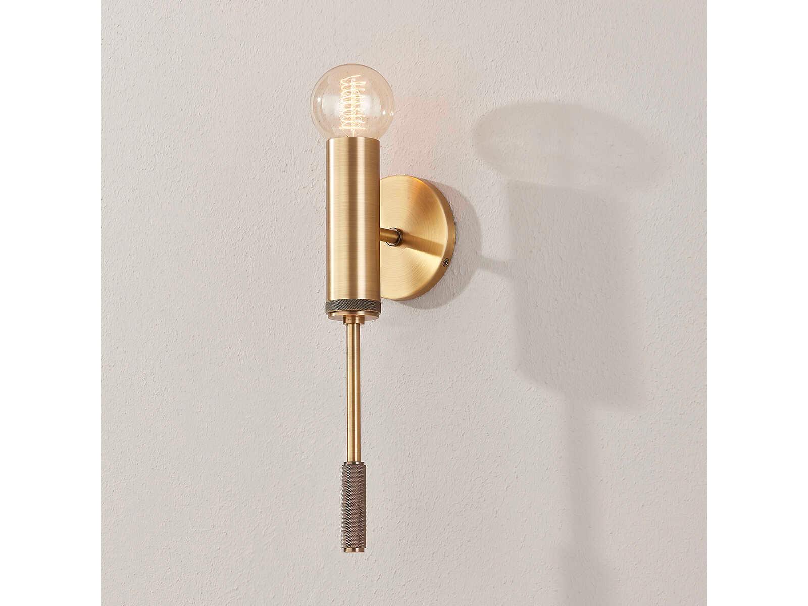 Troy Lighting Chino 1-Light Patina Brass Wall Sconce