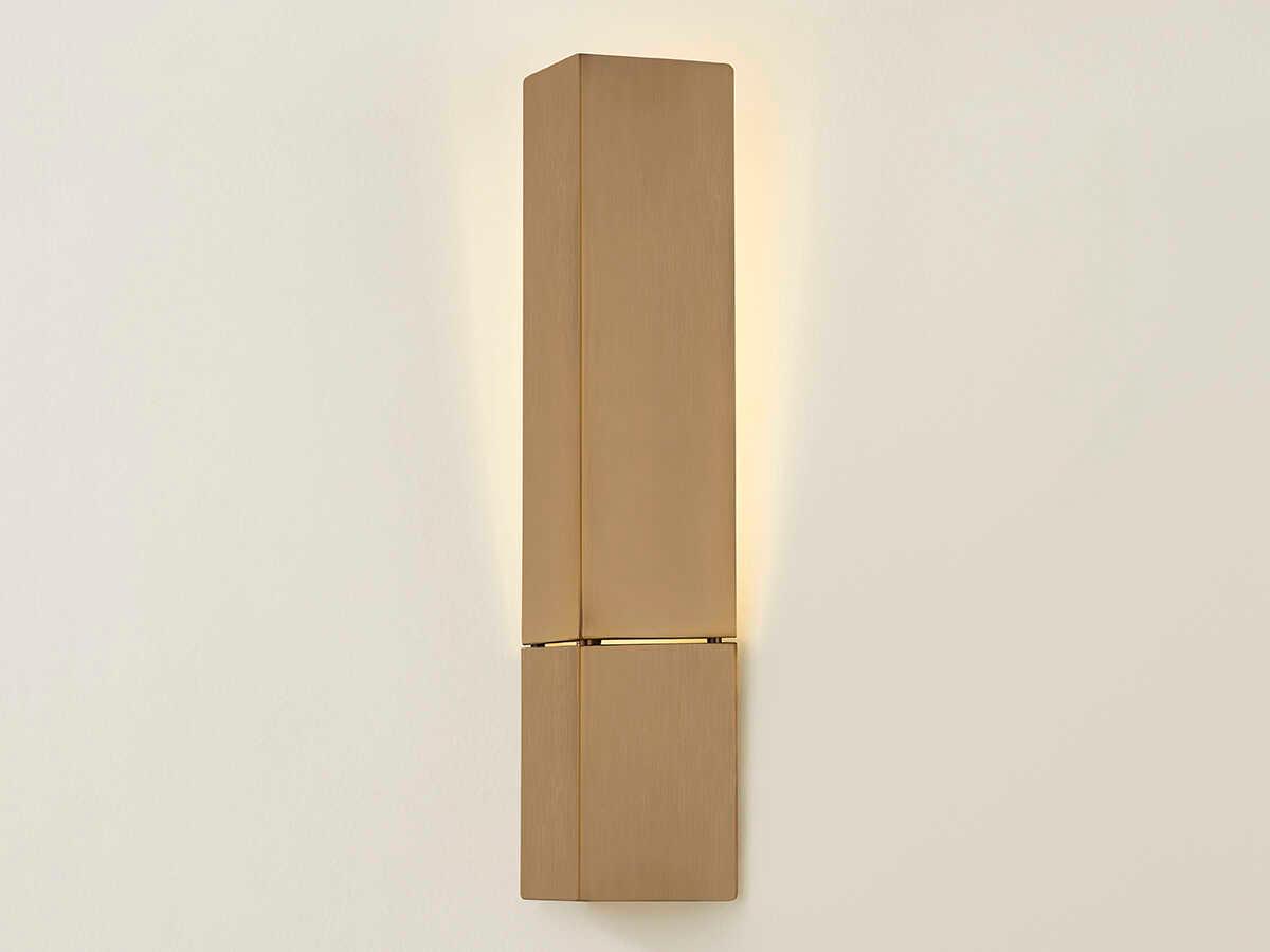 Troy Lighting Lehi 1-Light Patina Brass Wall Sconce