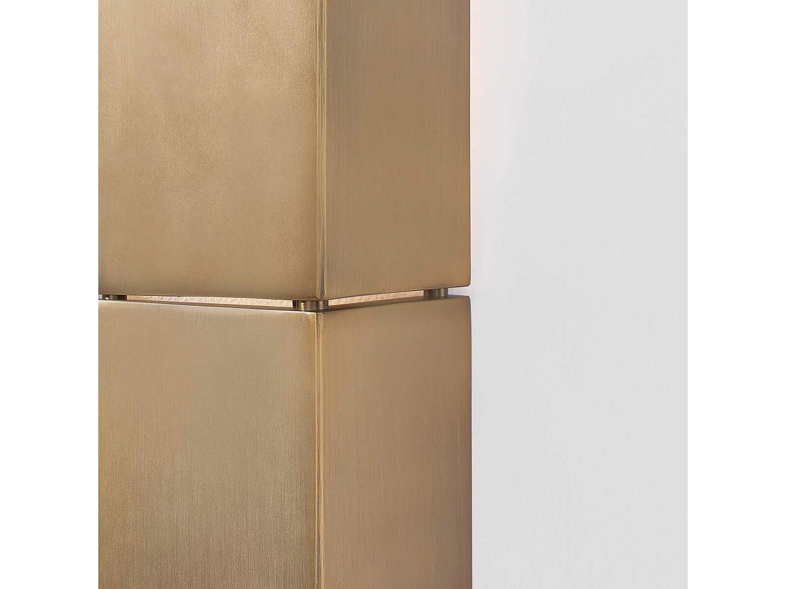 Troy Lighting Lehi 1-Light Patina Brass Wall Sconce