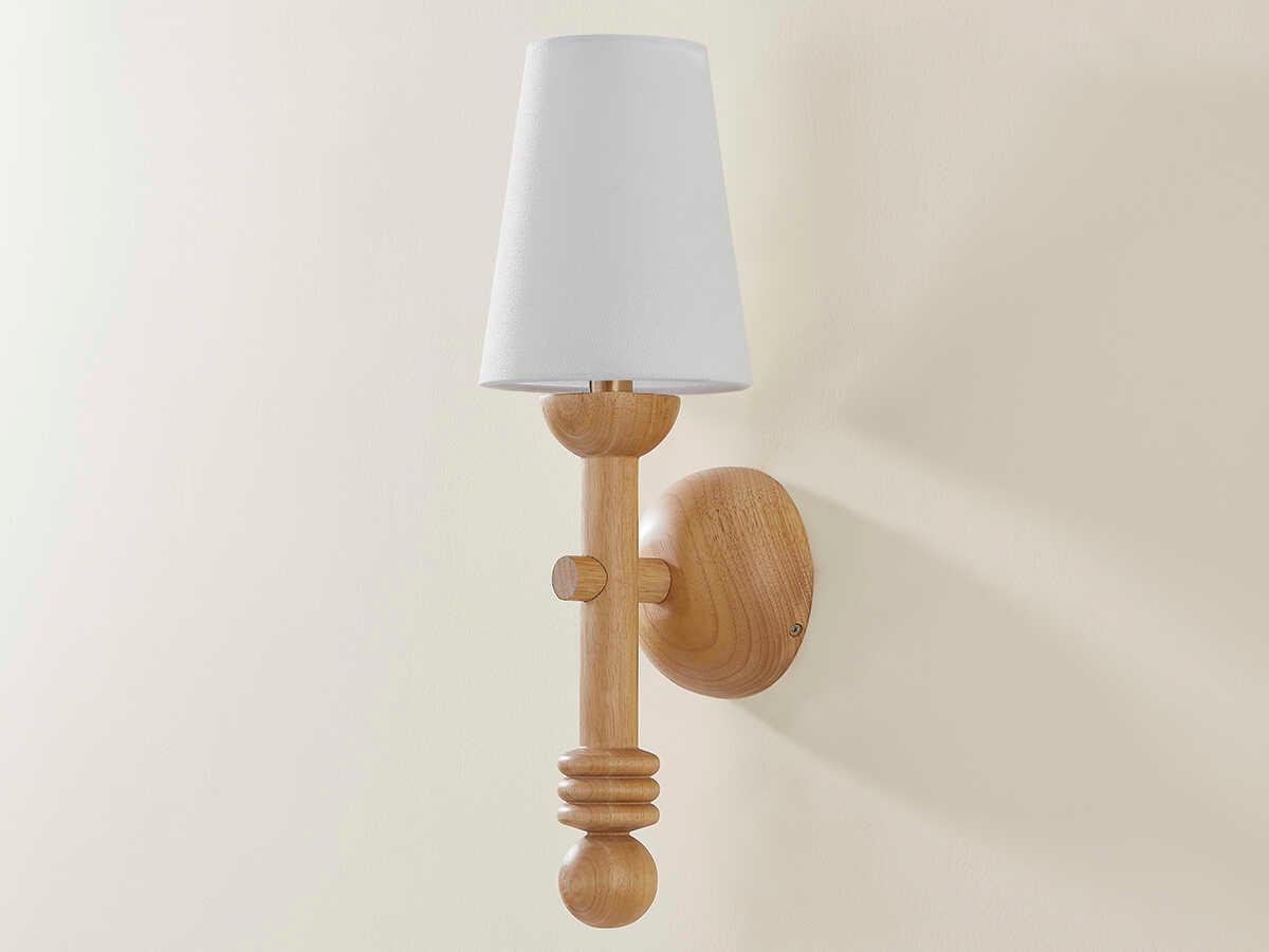 Troy Lighting Iver 1-Light Patina Brass Wall Sconce