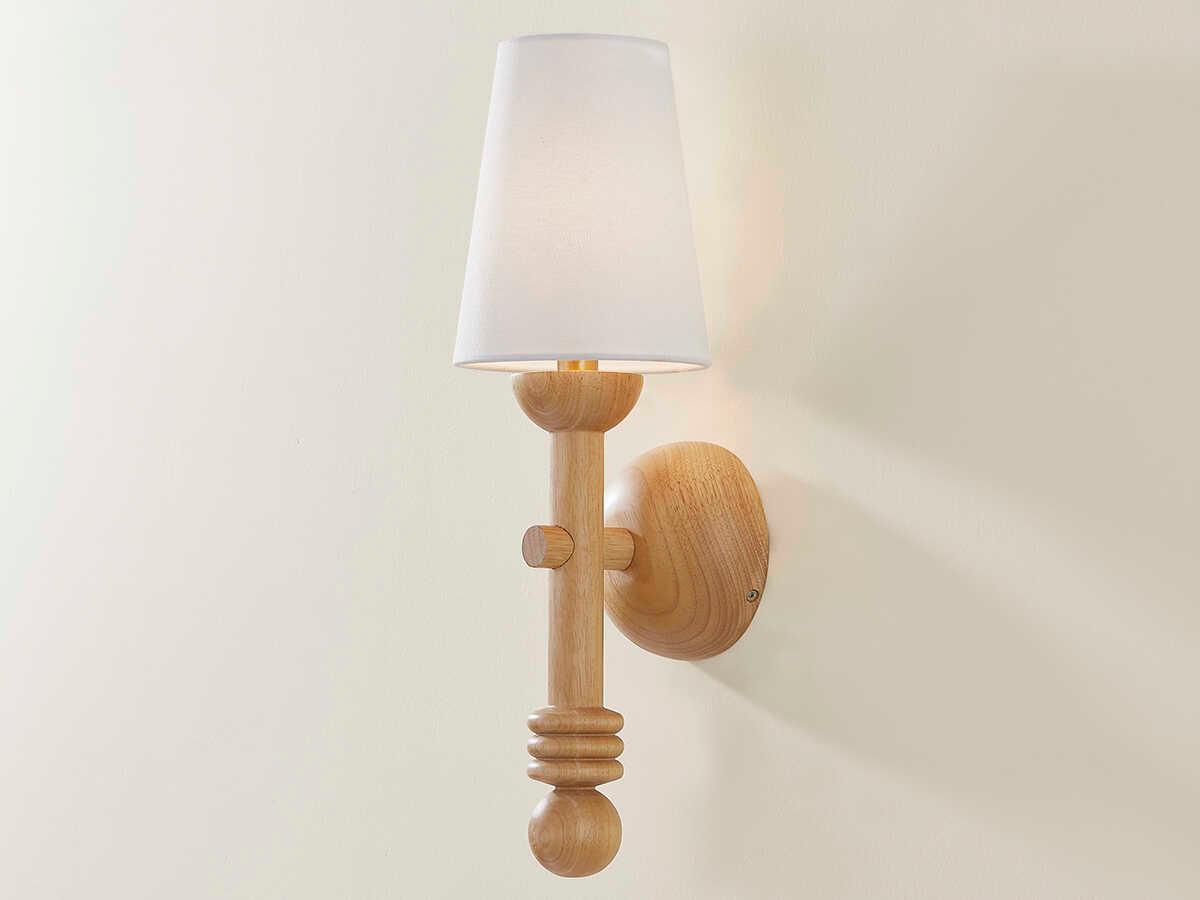 Troy Lighting Iver 1-Light Patina Brass Wall Sconce