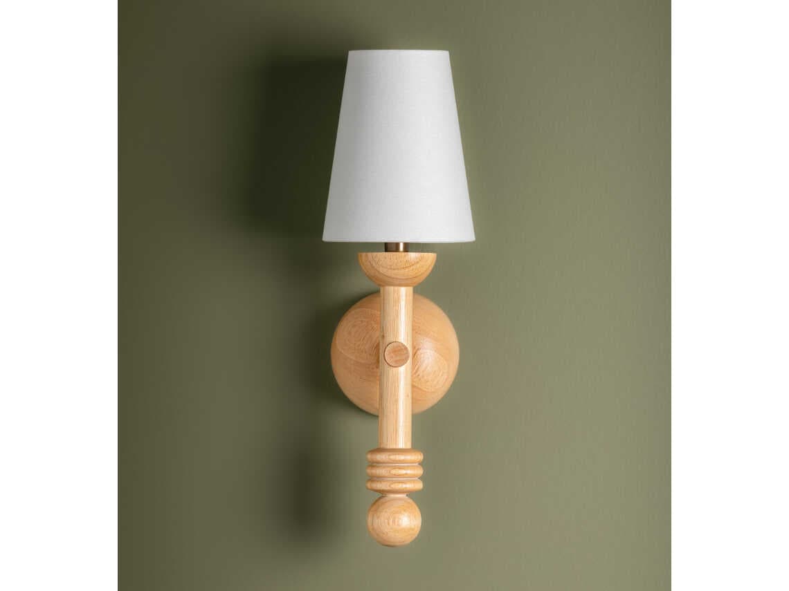 Troy Lighting Iver 1-Light Patina Brass Wall Sconce