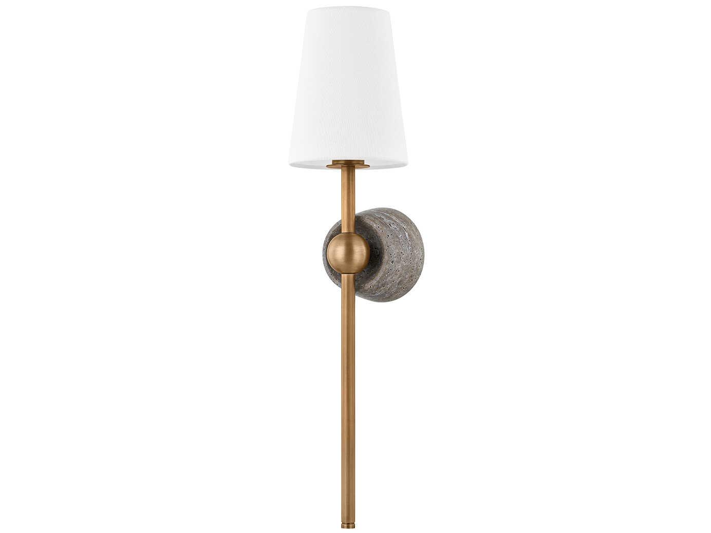 Troy Lighting Los Vilos 1-Light Patina Brass Wall Sconce