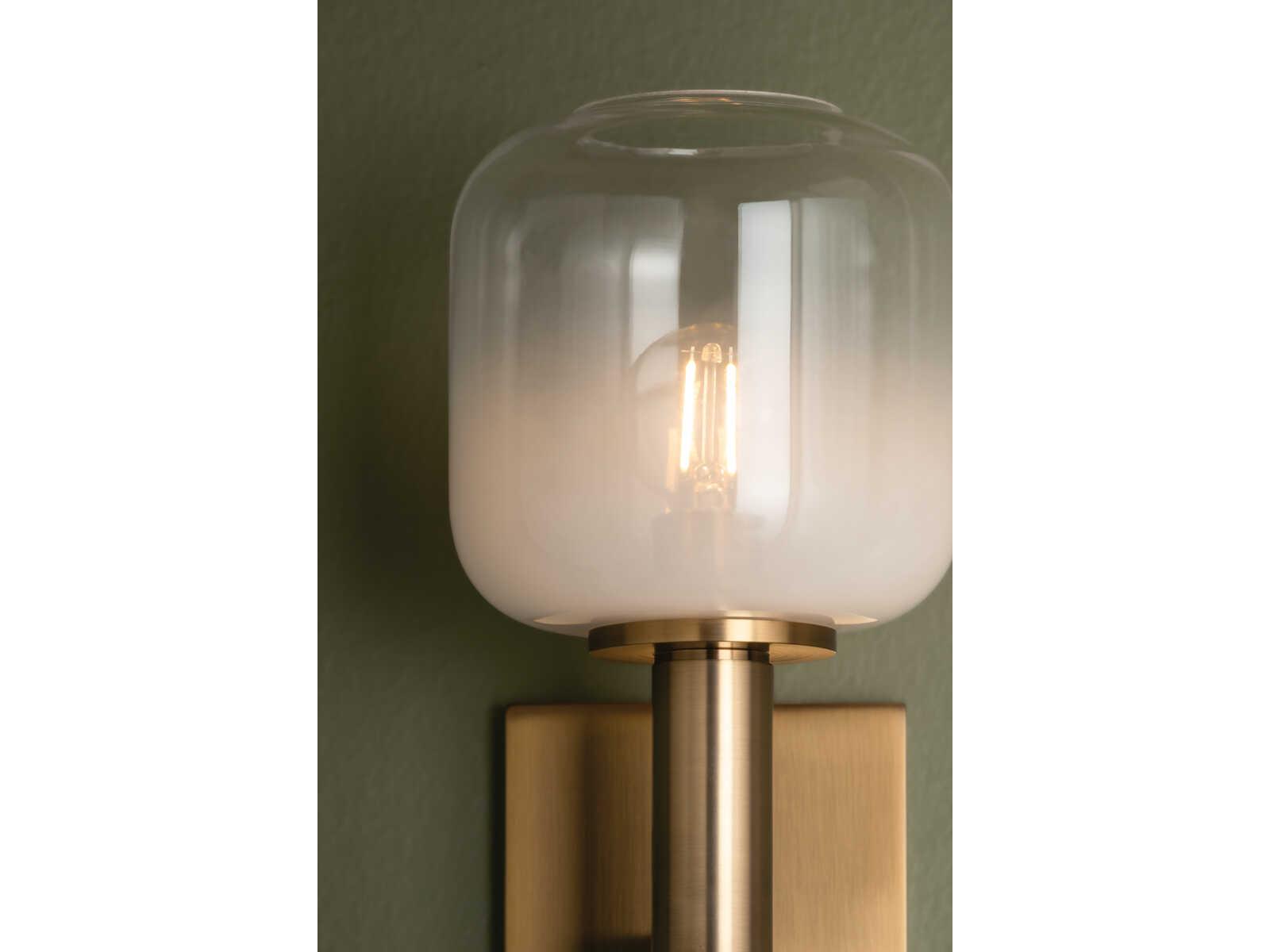 Troy Lighting Axton 1-Light Patina Brass Wall Sconce