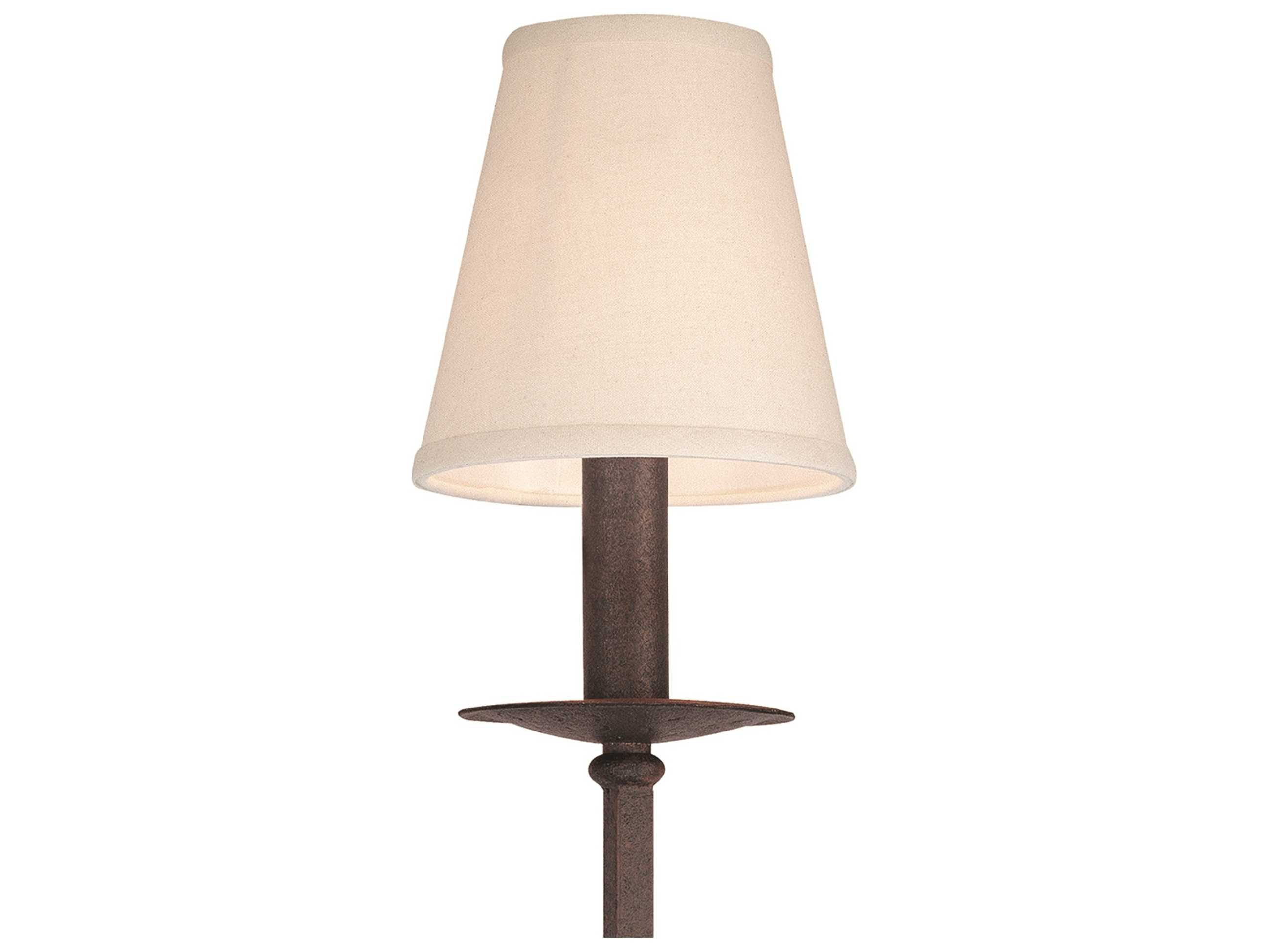 Troy Lighting La Brea 1-Light French Iron Black Wall Sconce