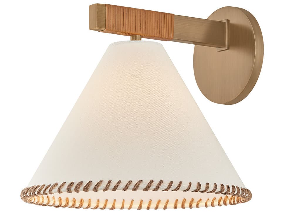 Troy Lighting Stoney 1-Light Patina Brass Wall Sconce